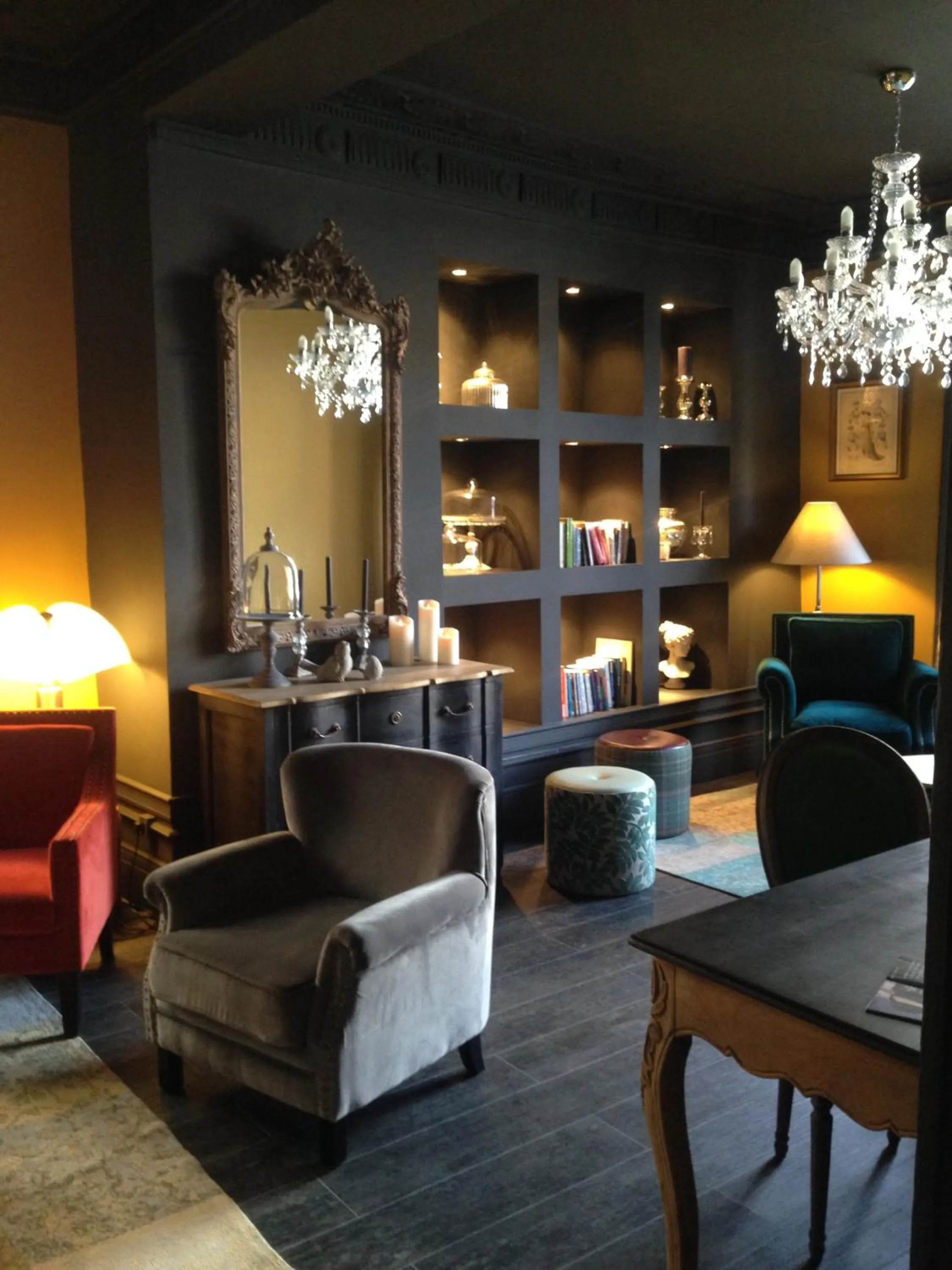 Living room in Hôtel du Commerce