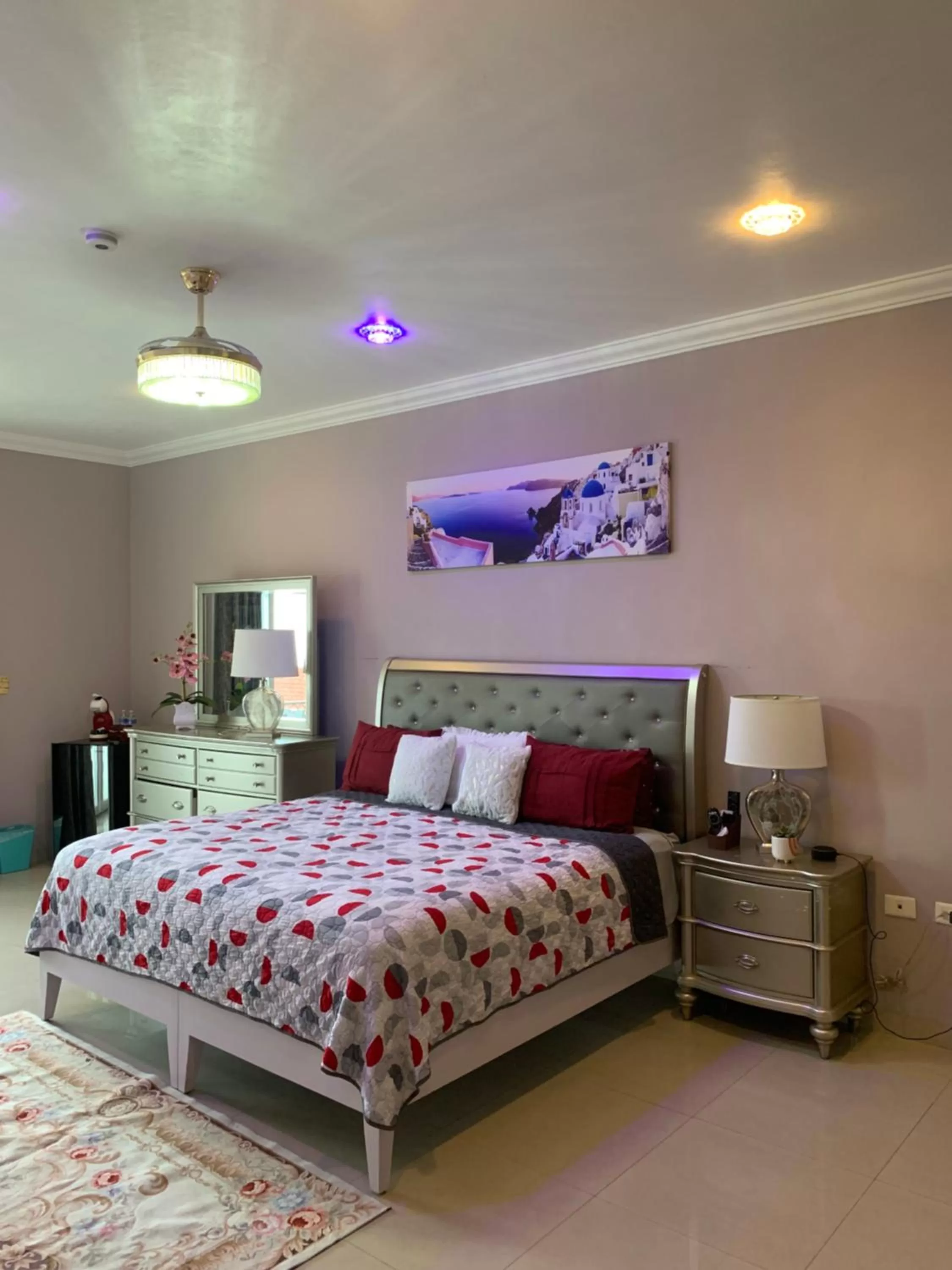 Bed in Villa Segovia Cozumel