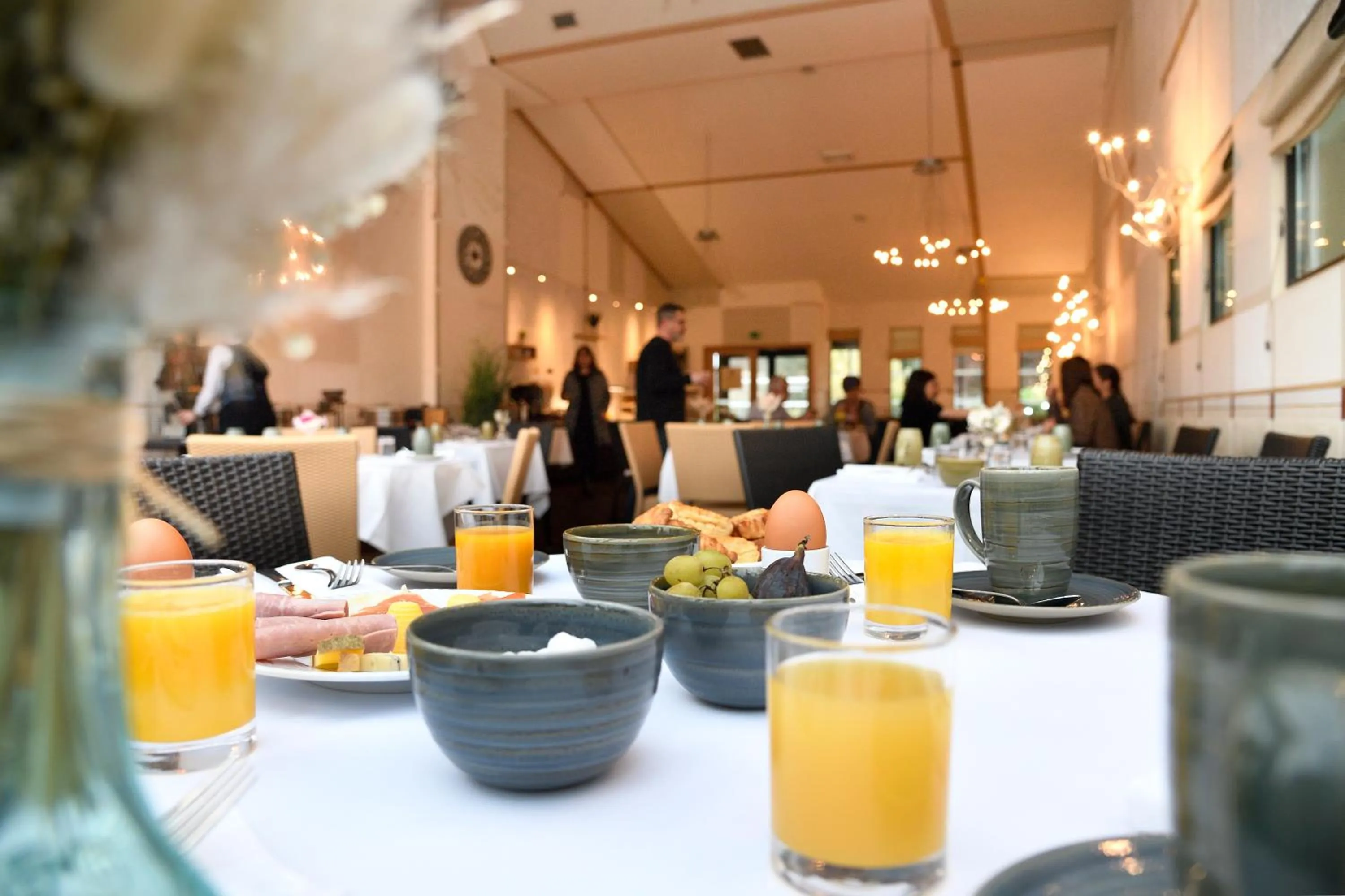 Breakfast in Château de Pizay