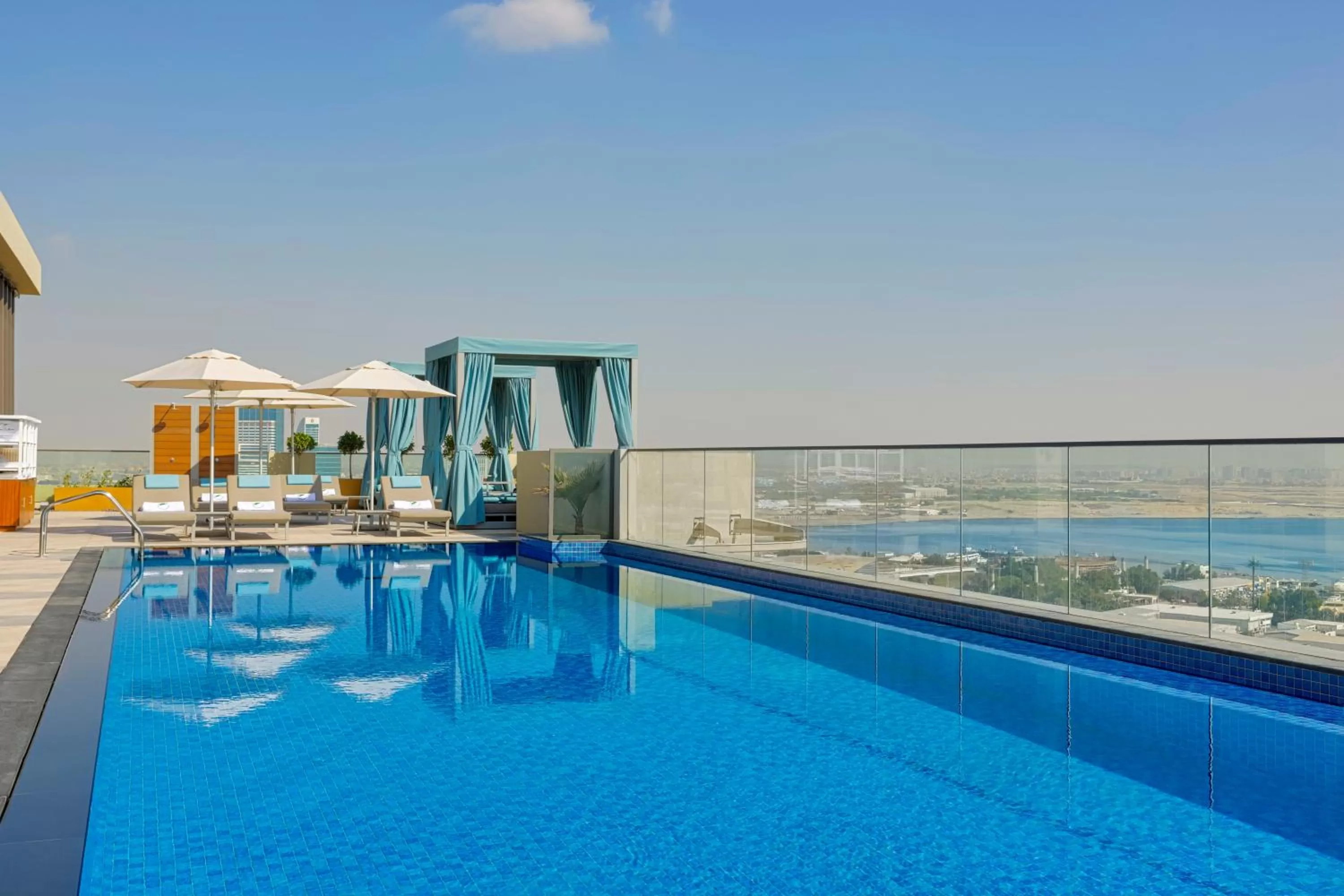 Swimming pool in Element Al Jaddaf, Dubai