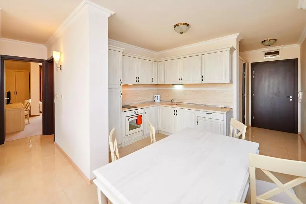 Kitchen or kitchenette in Penelopa Palace Apart Hotel & SPA