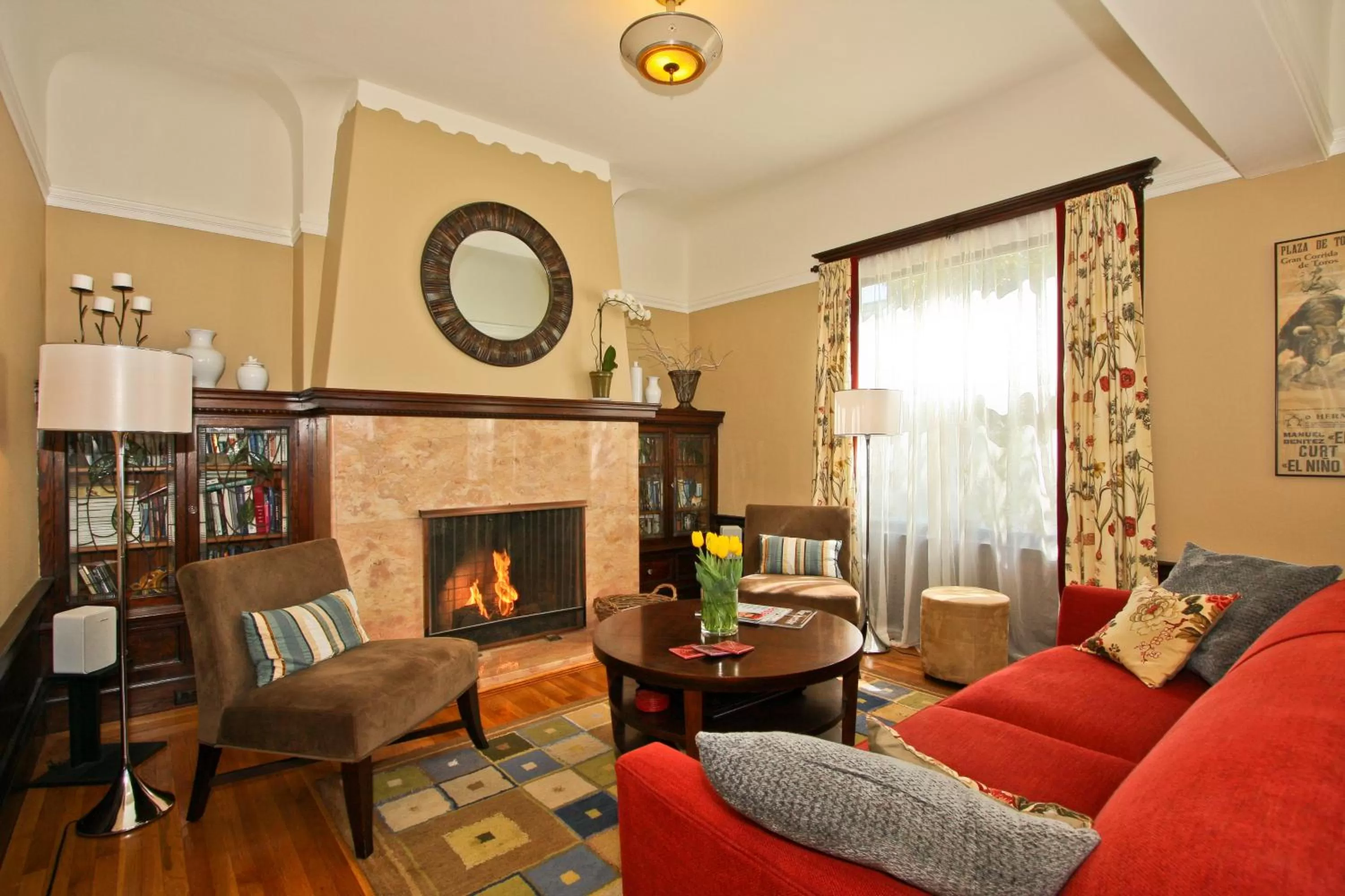 Library in Parker Guest House