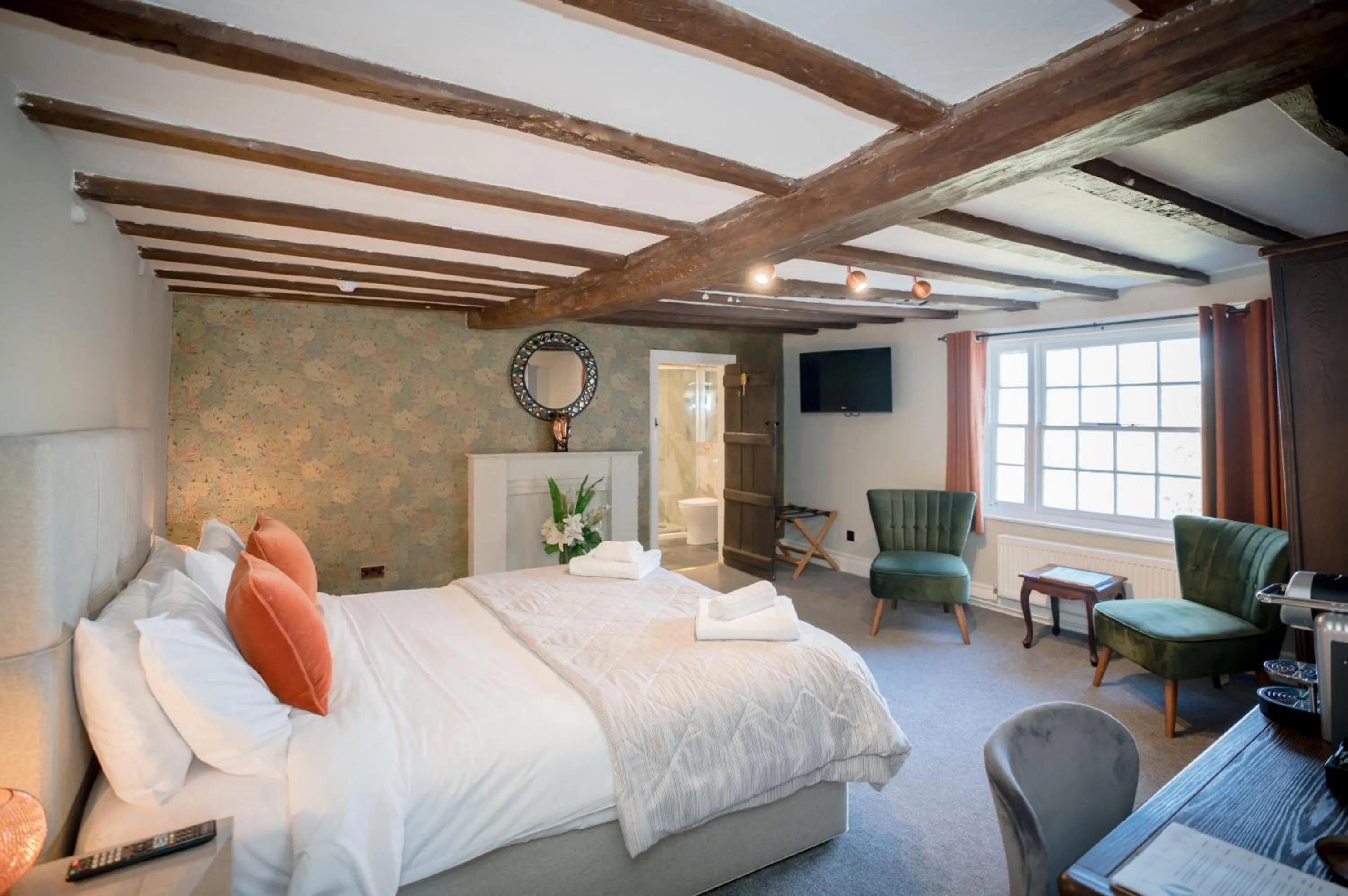 Bedroom, Bed in Tottington Manor Hotel