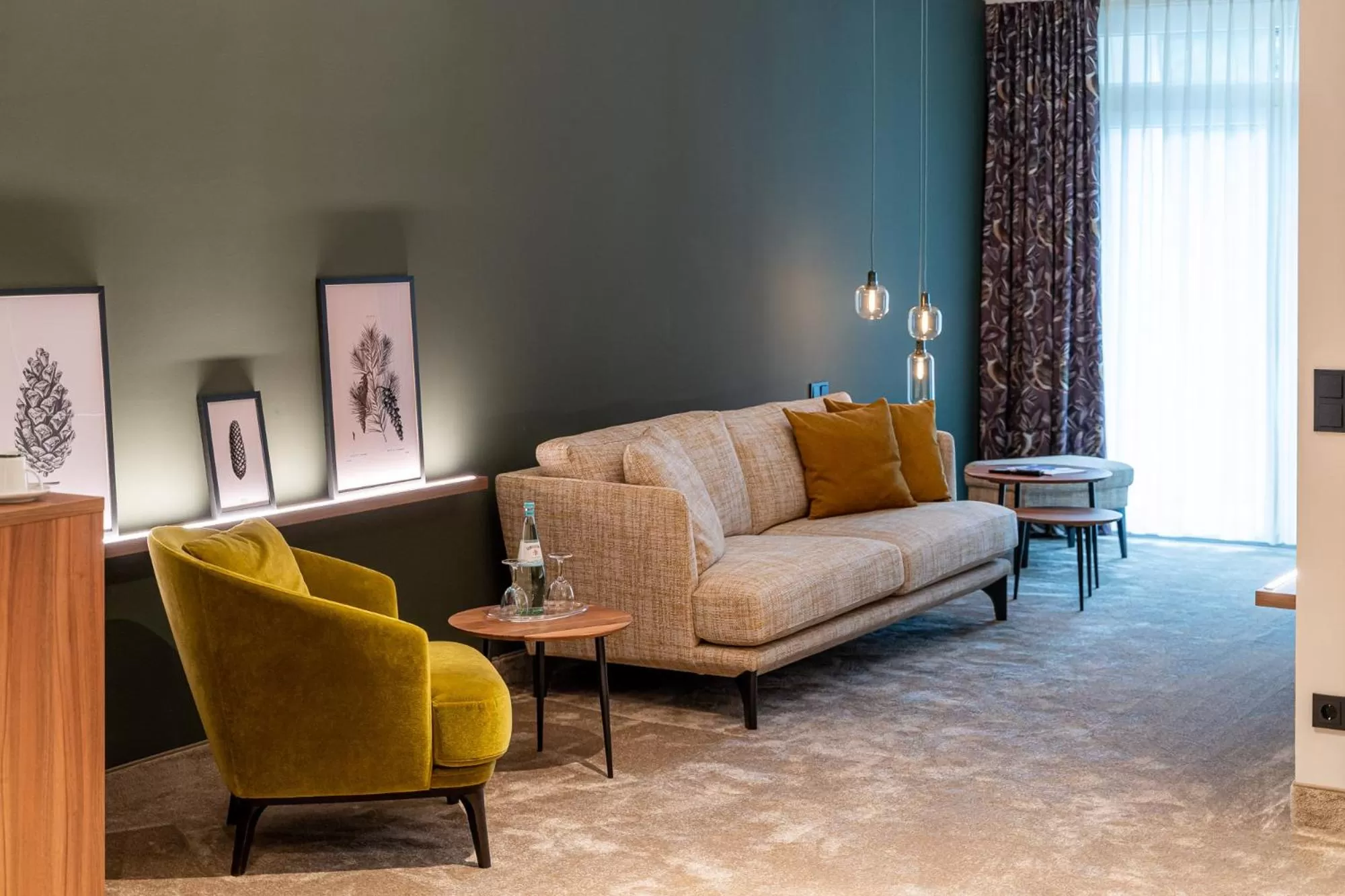 Seating area in Waldhotel Tannenhäuschen