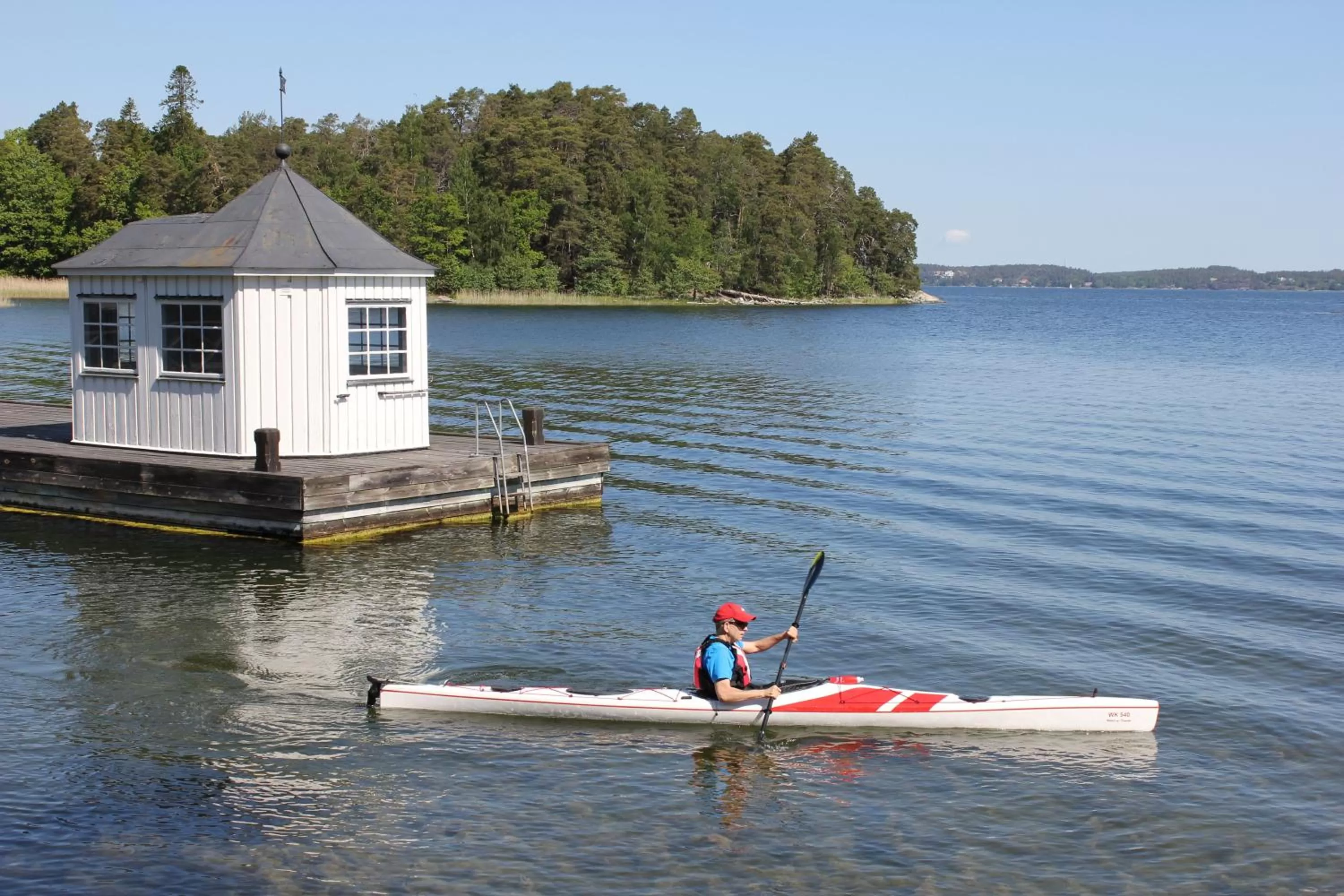 Canoeing in Vår Gård Saltsjöbaden