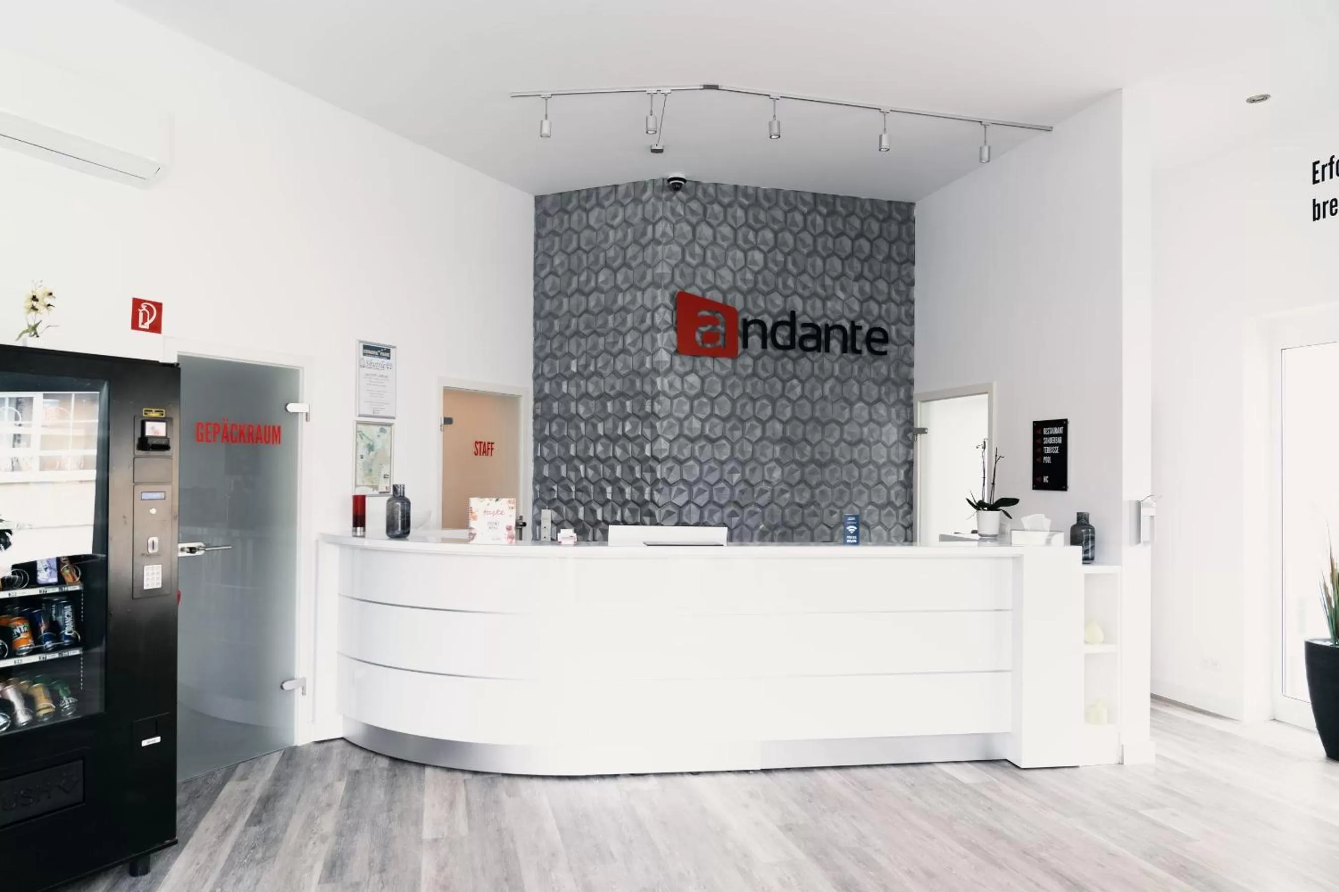 Lobby or reception in Hotel Andante Rust