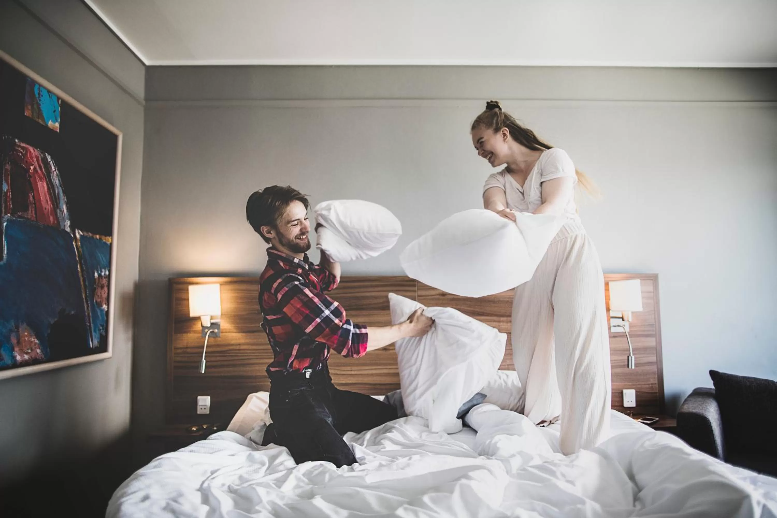 Bed in Hotel Atlantic