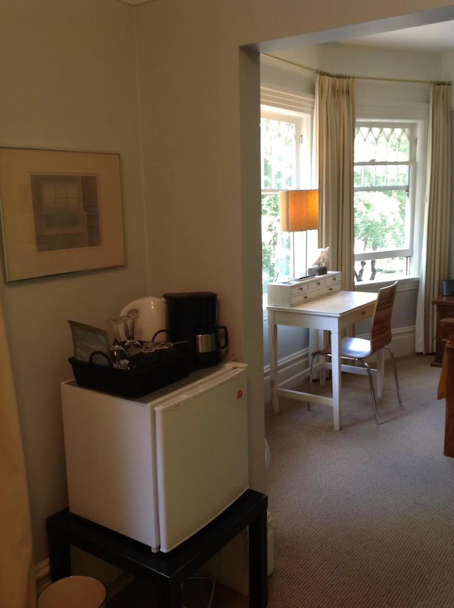 Decorative detail, TV/Entertainment Center in Barclay House Bed and Breakfast