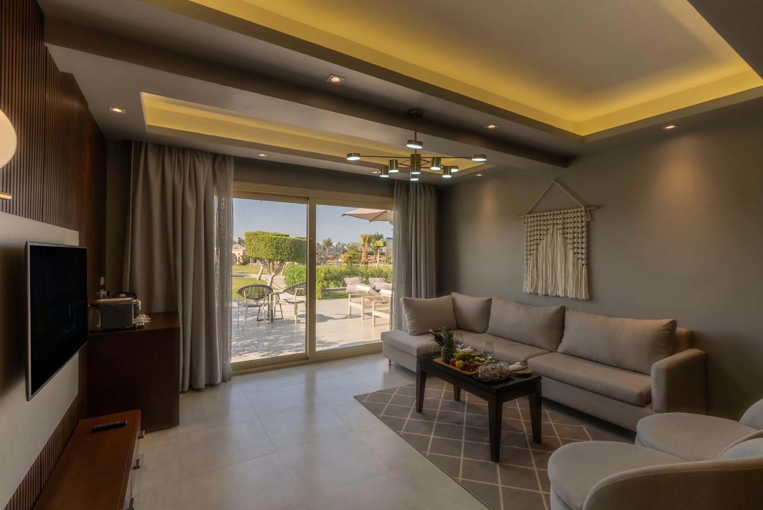 Living room in Sunrise Crystal Bay Resort -Grand Select