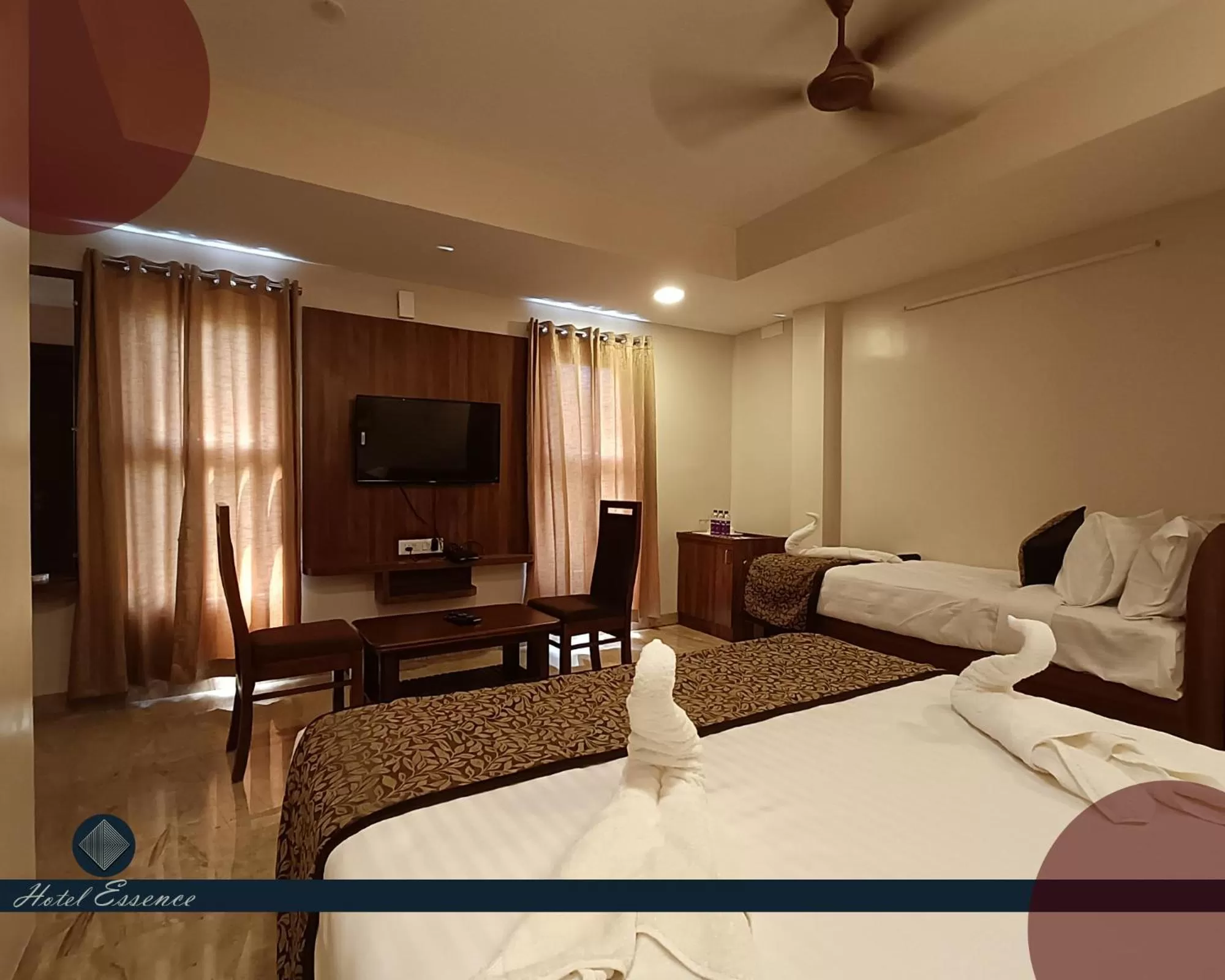 TV and multimedia, Bed in Hotel ESSENCE