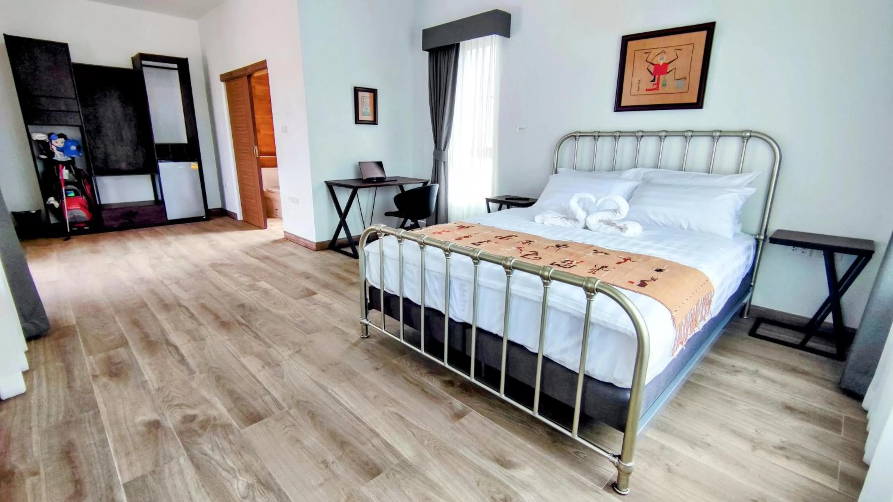 Bed in Isan Golf & Adventure Hotel