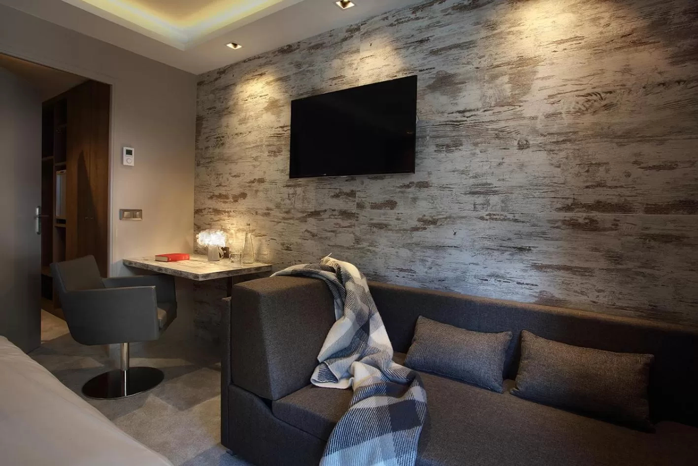 TV and multimedia, Seating Area in Hotel Le Tremplin