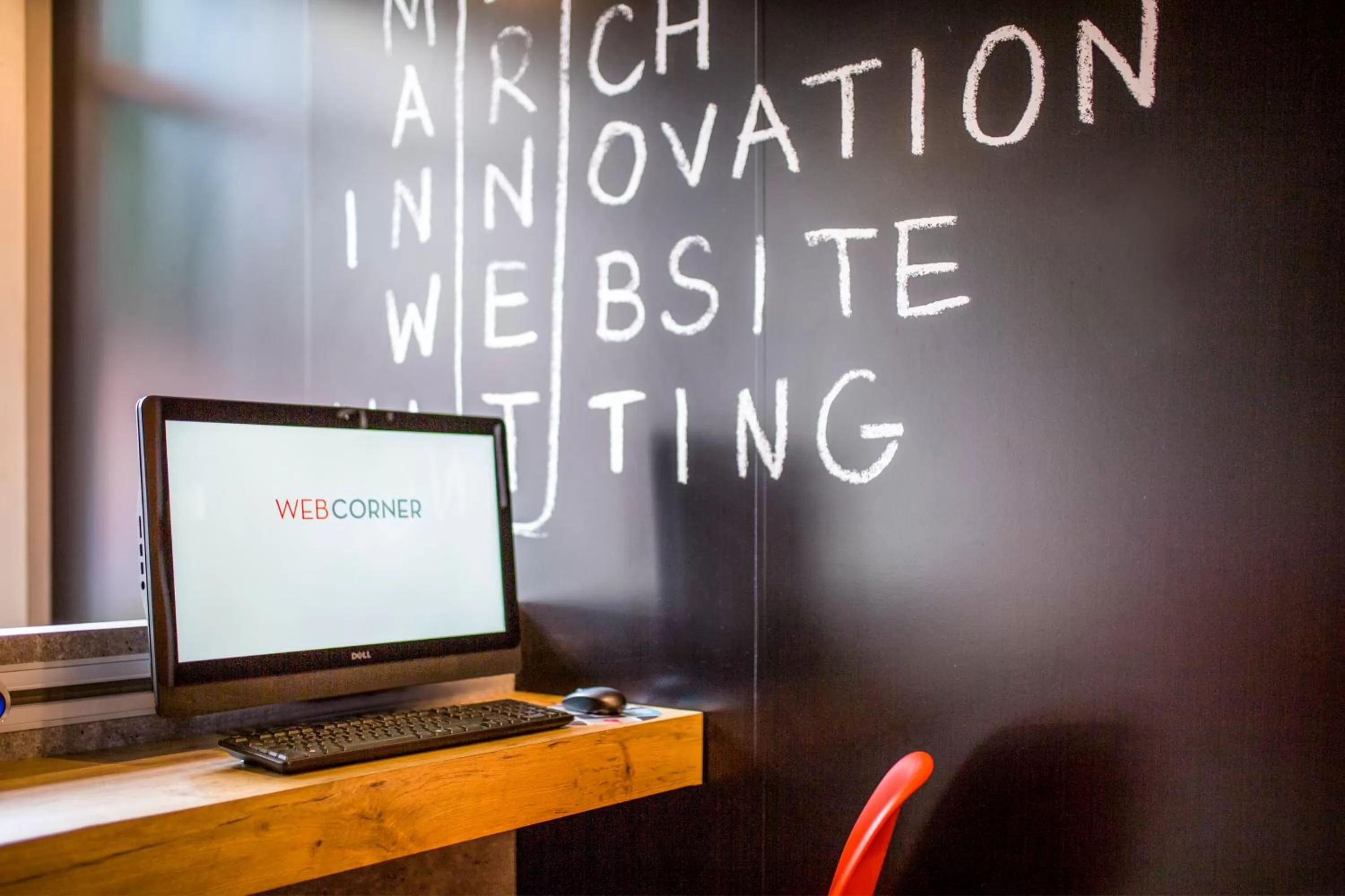 Text overlay in ibis budget Fribourg