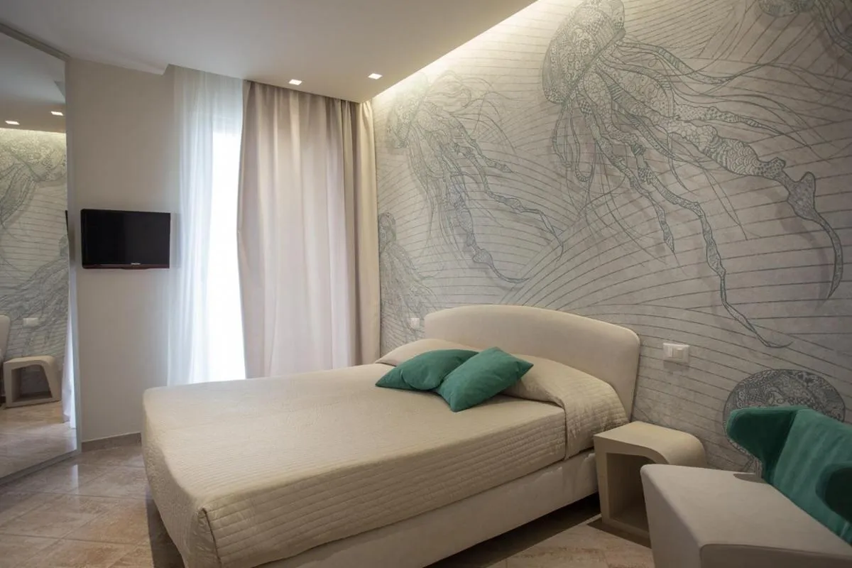 Bed in Hotel Principe