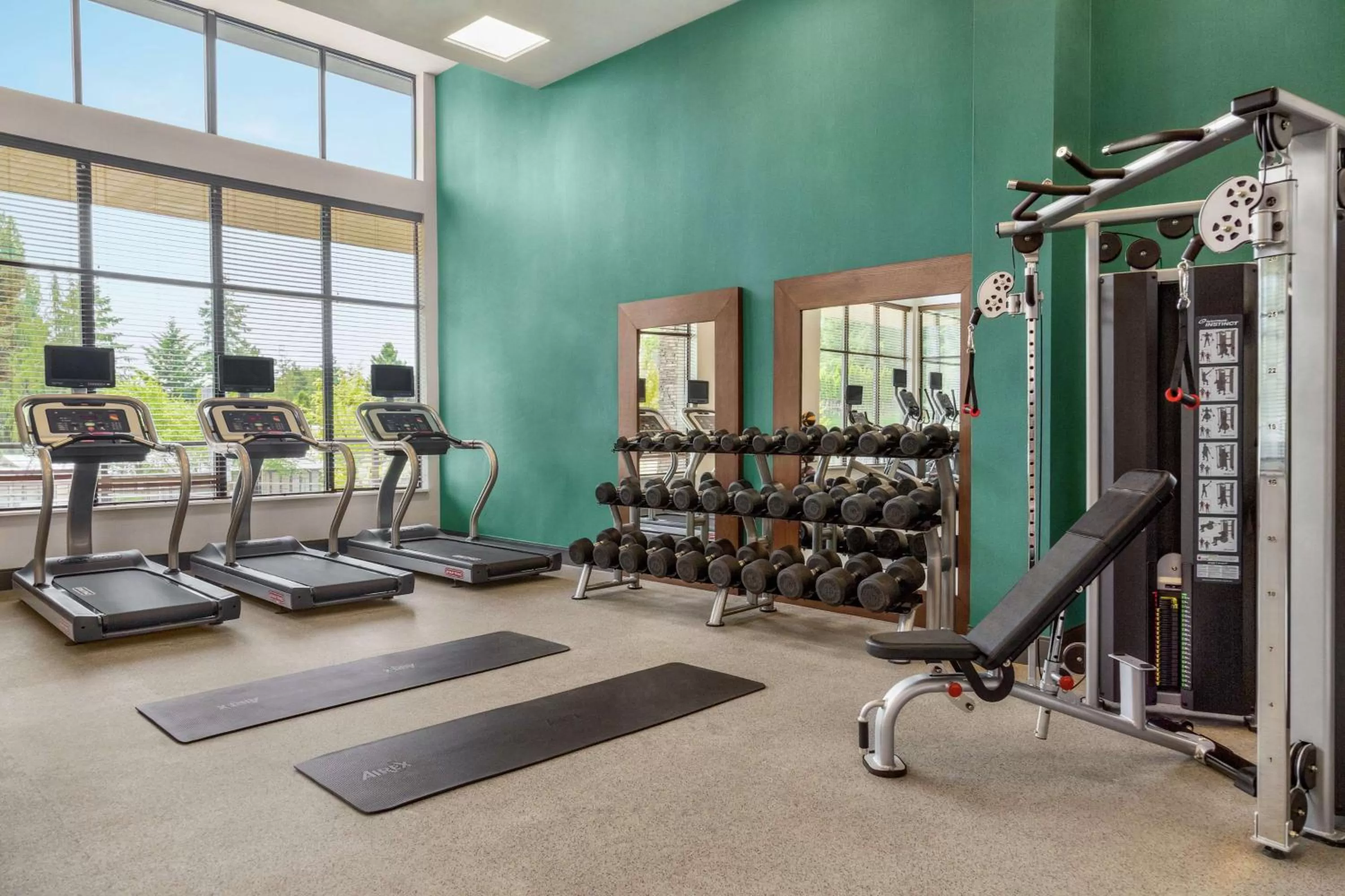 Fitness centre/facilities in Hilton Garden Inn Seattle Airport