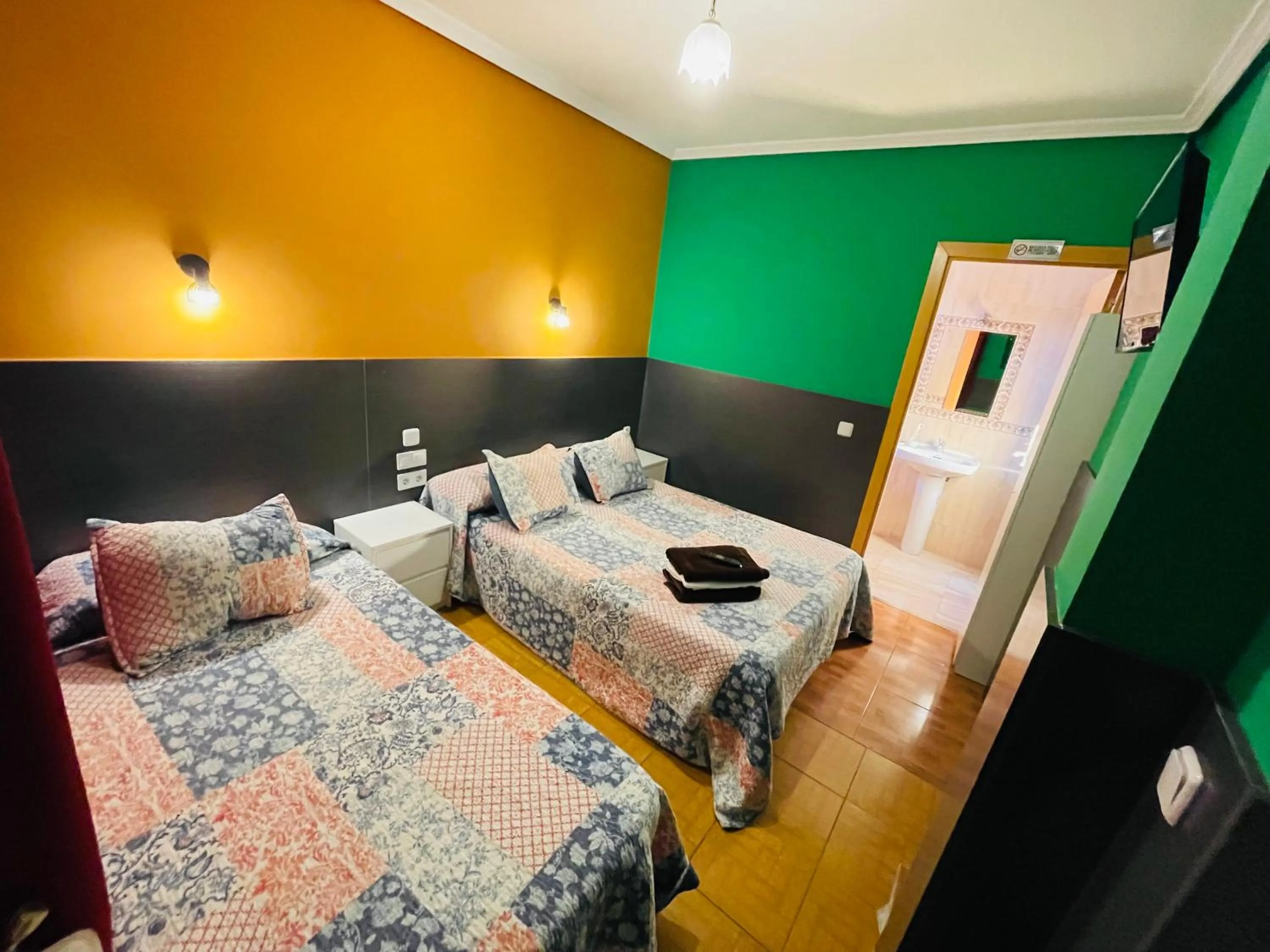 Bed in Hostal Numancia