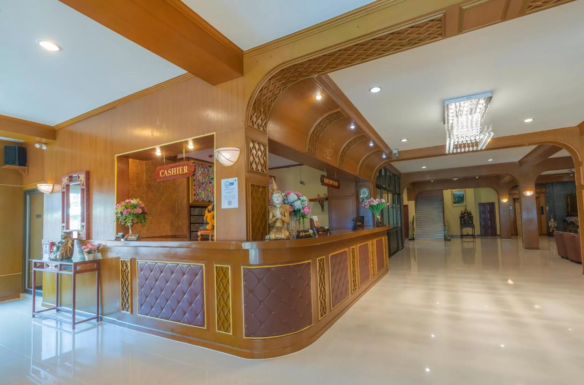 Lobby or reception in Sabai Inn