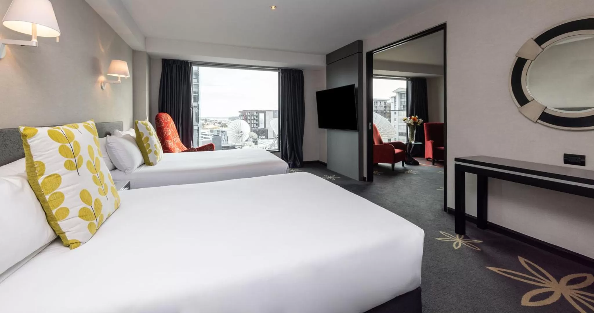 Bedroom, Bed in SkyCity Hotel Auckland