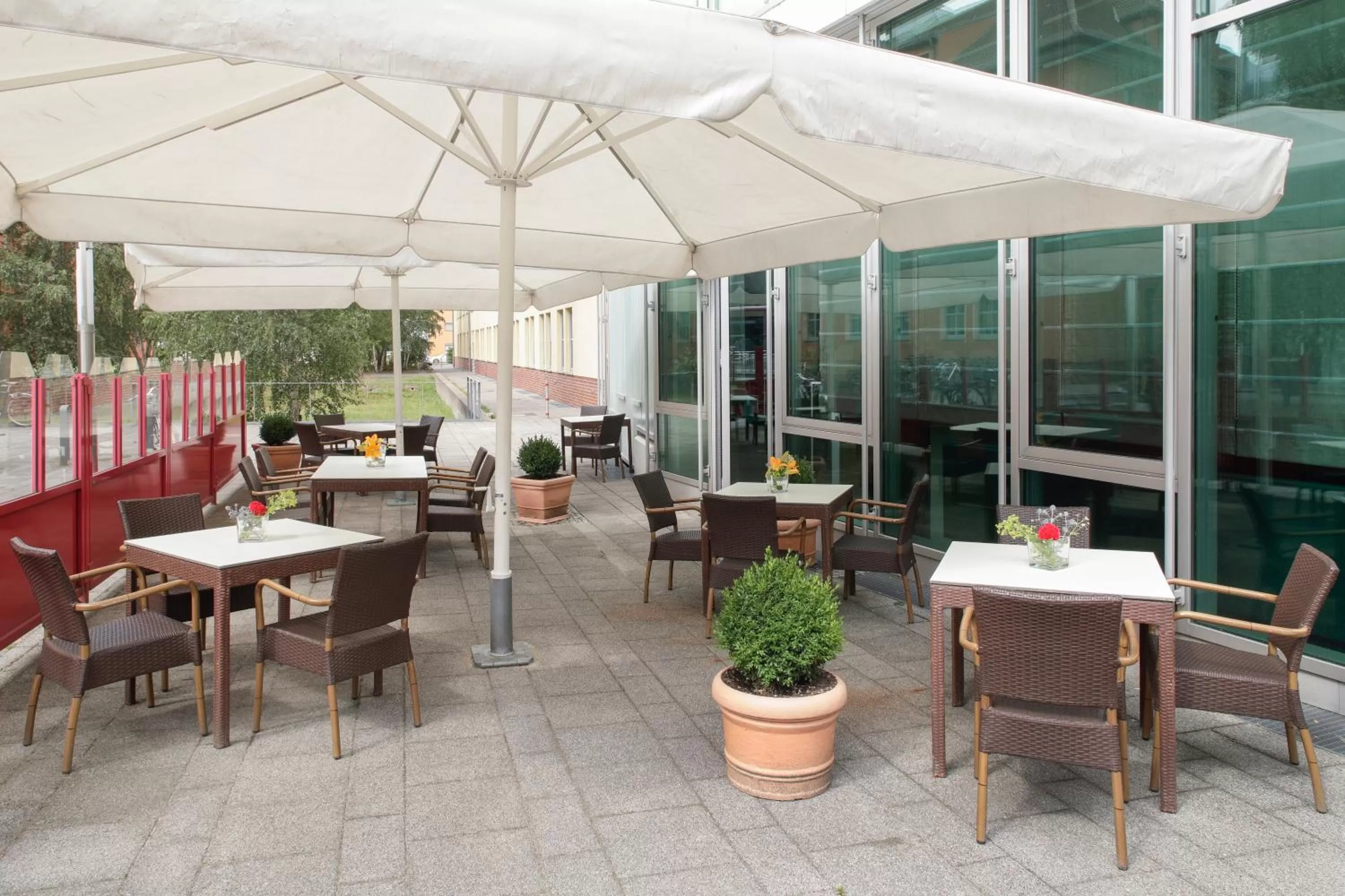 Balcony/Terrace in Airporthotel Berlin-Adlershof
