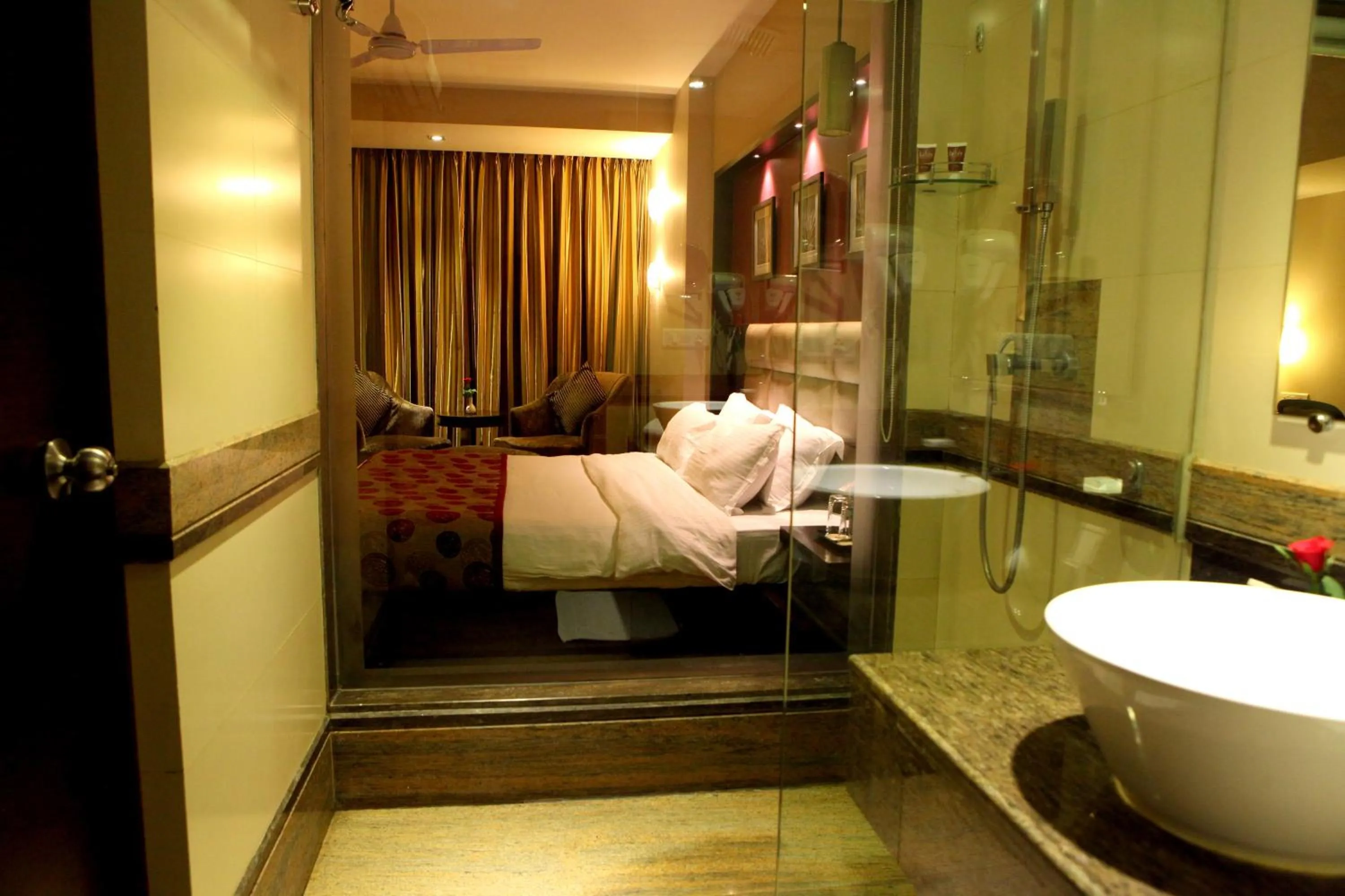 Bedroom, Bed in Lords Plaza Surat