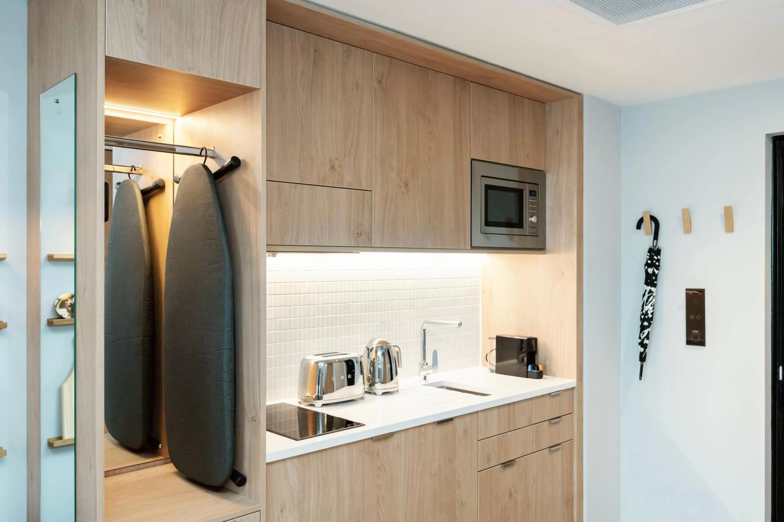 Kitchen or kitchenette in Wilde Aparthotels Manchester City Centre