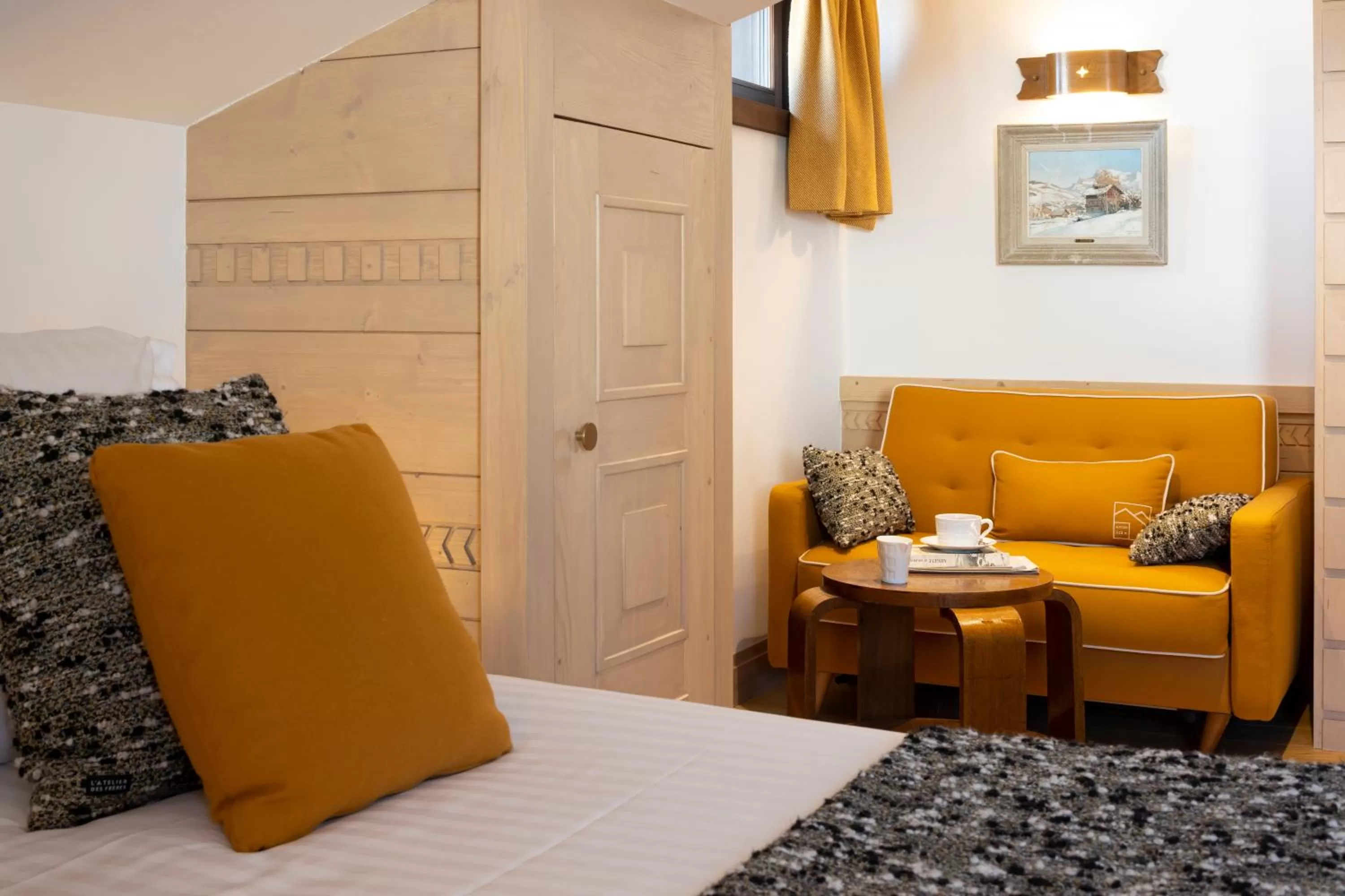 Bedroom in Au Coin Du Feu