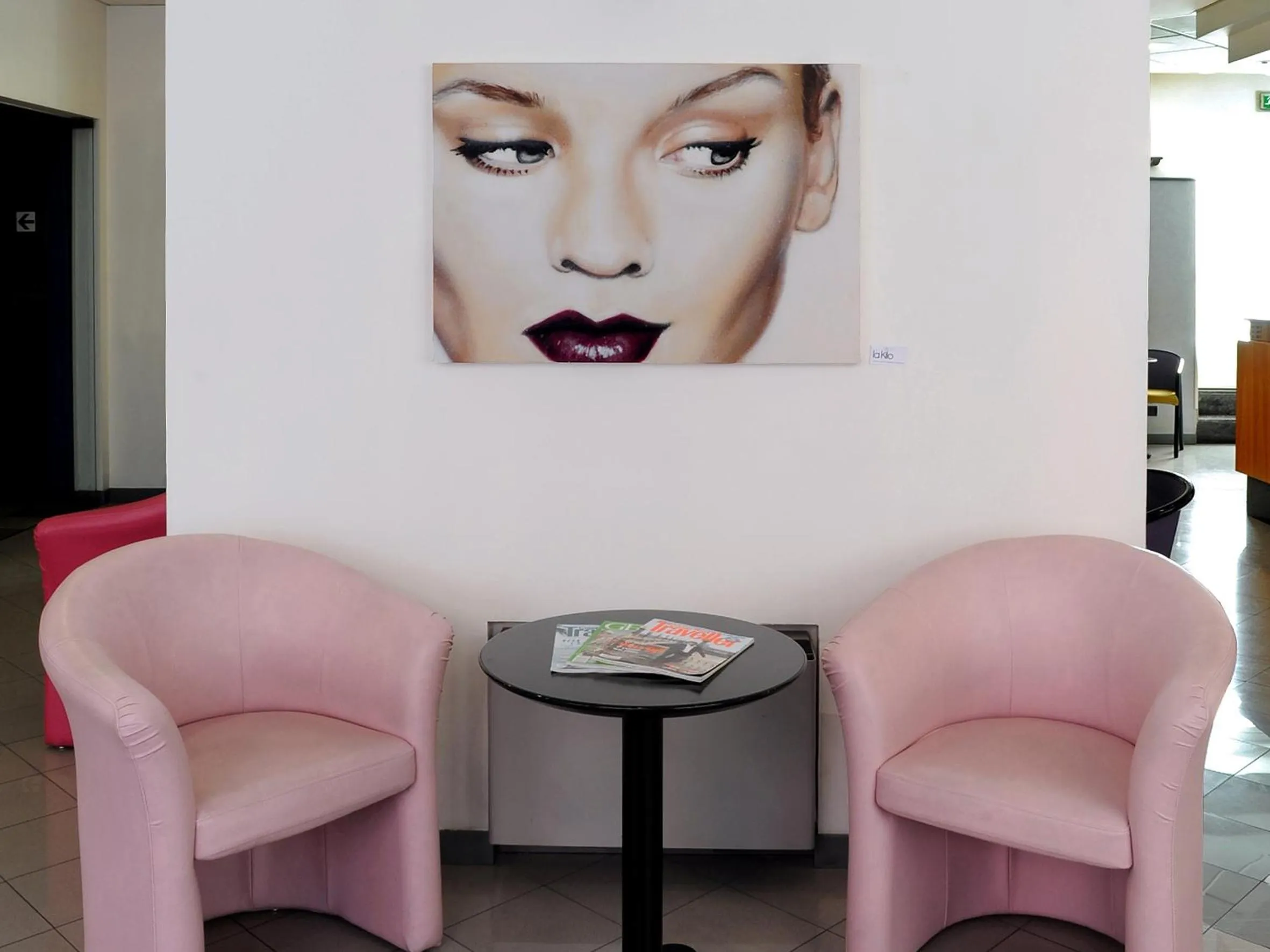 Decorative detail in Tuscia Hotel