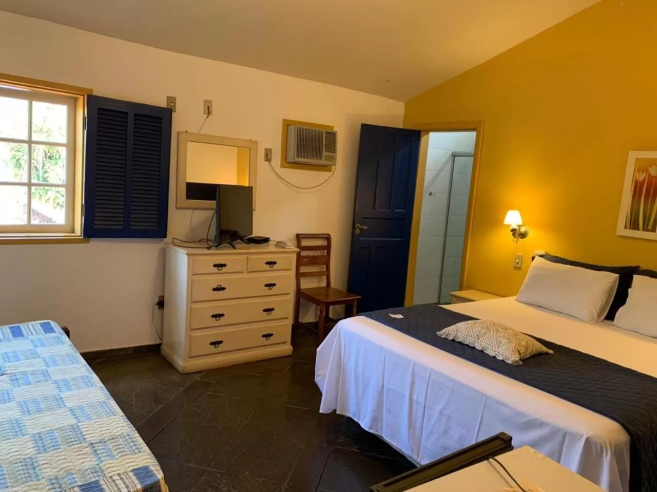 Bed in Pousada Villa Real