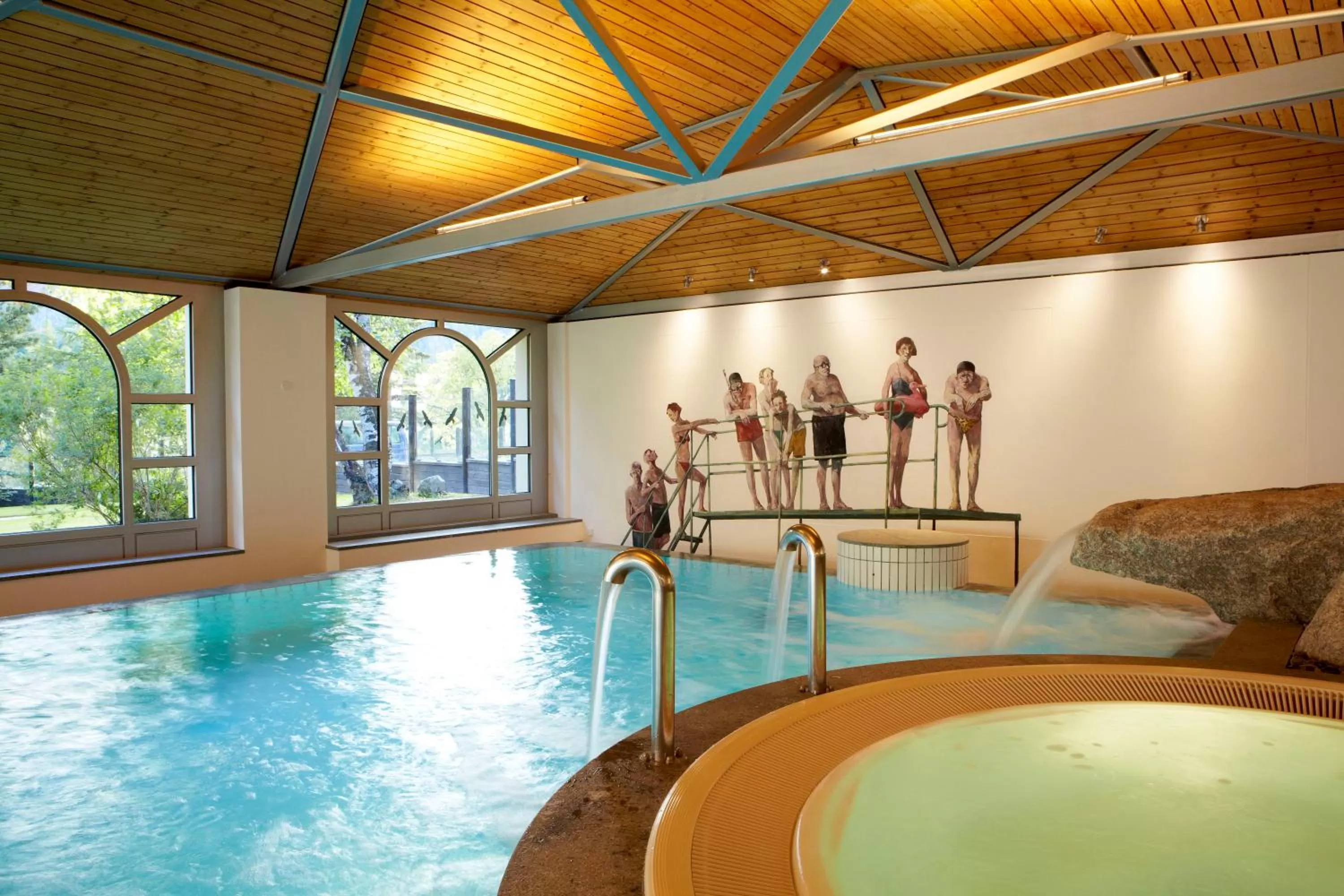Spa and wellness centre/facilities in Hotel Steinbock Pontresina
