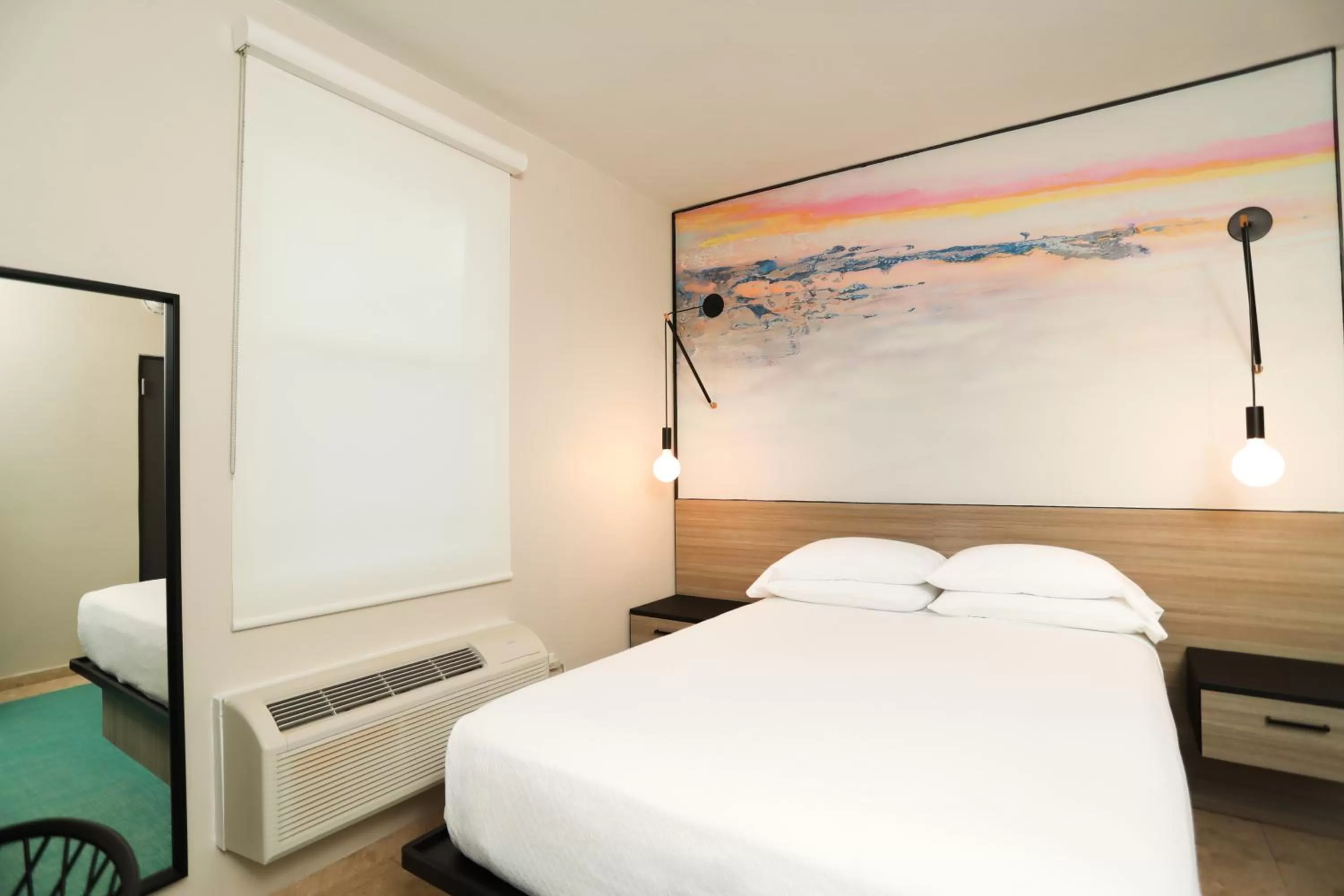 Bedroom, Bed in The Tryst Beachfront Hotel