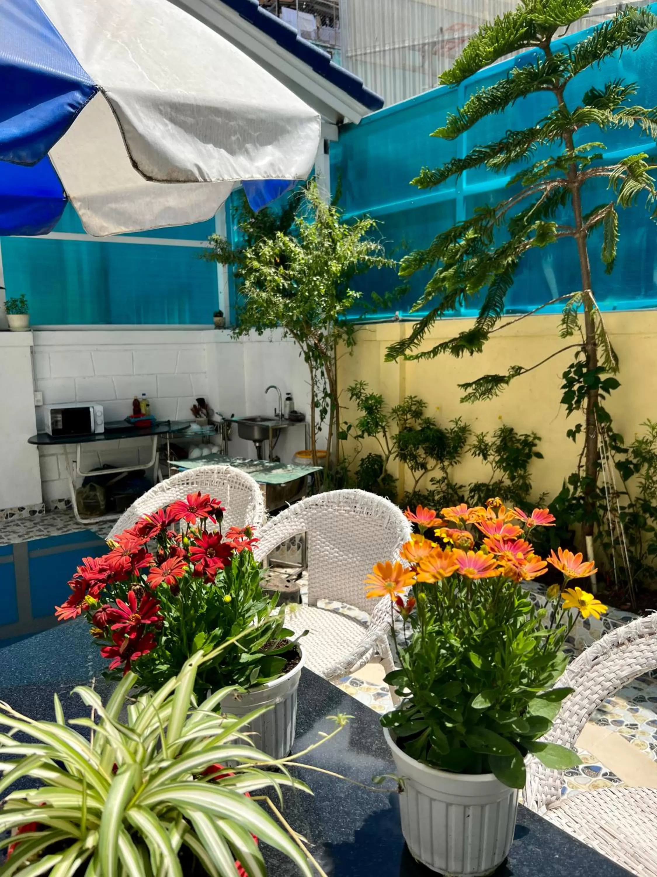 Patio in Villa - Hotel Nam Khang 2 Dalat