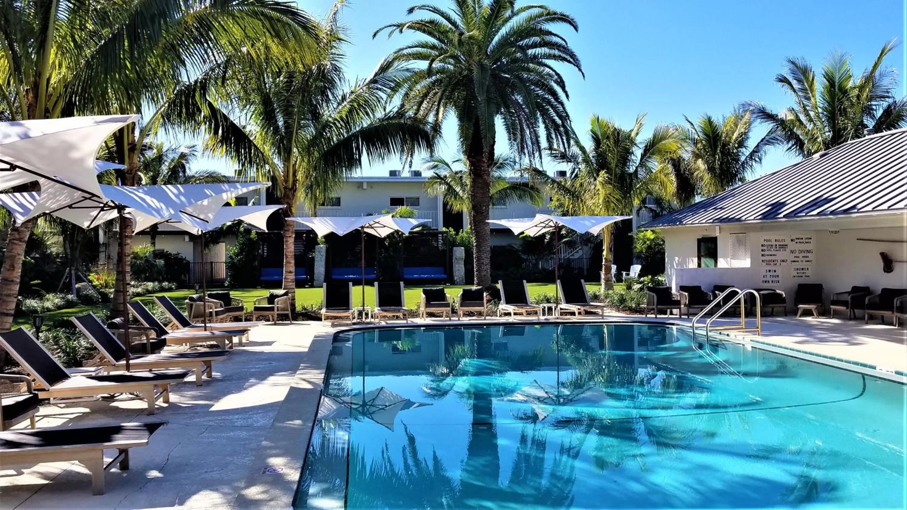 Pool view in Bali Hai Beachfront Resort and Spa