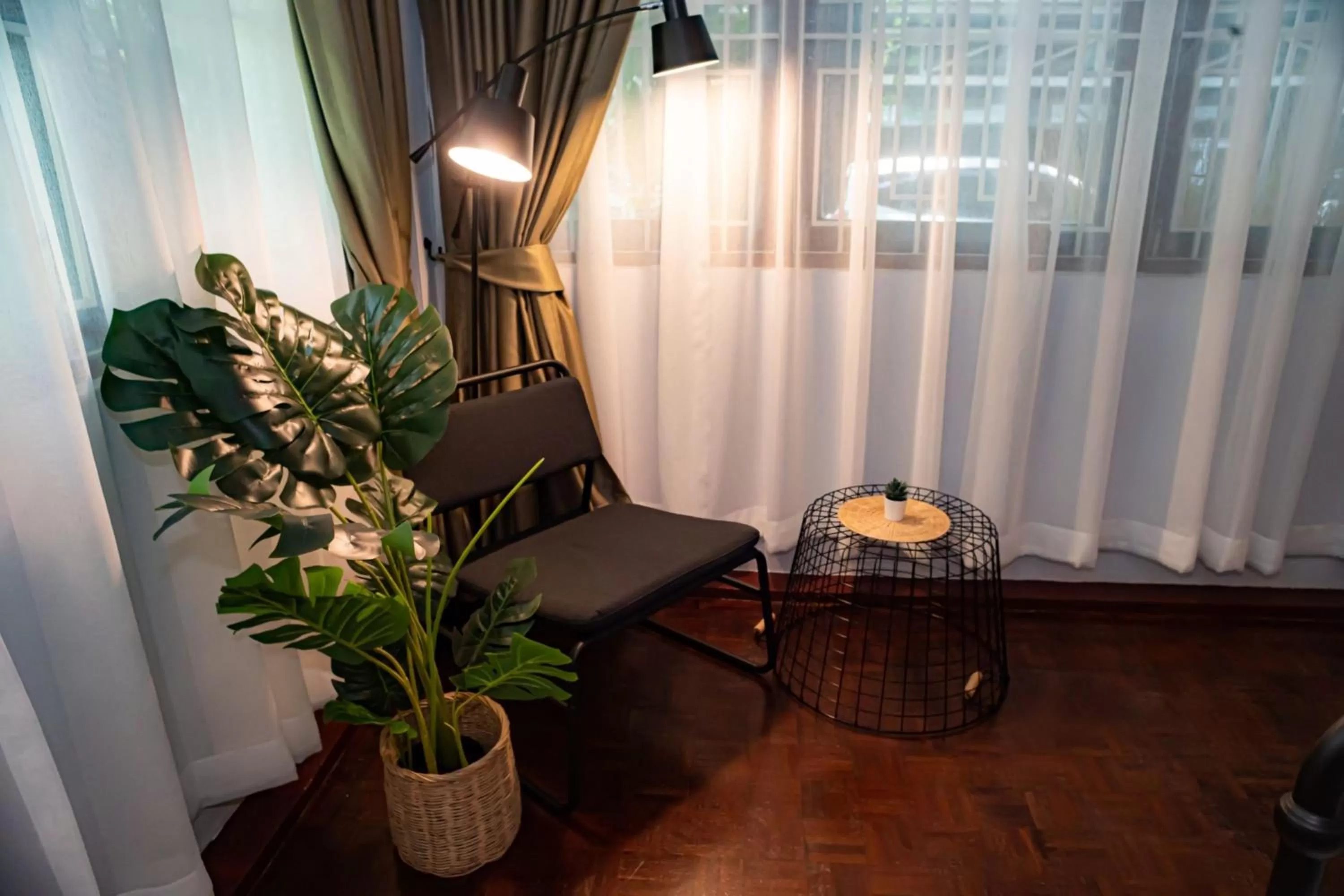 Seating area in A Day Villa Chiangmai