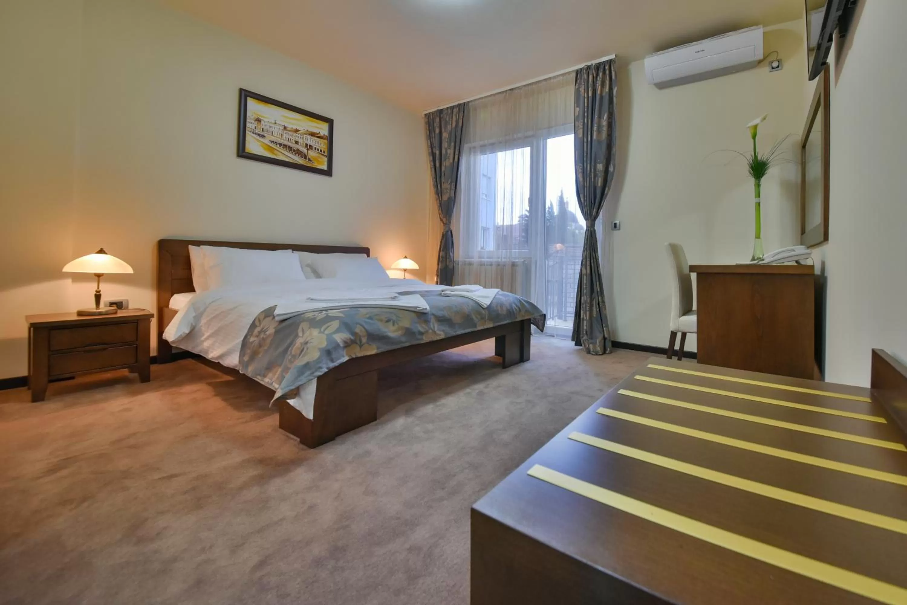 Bedroom, Bed in Garni Hotel Central Lux