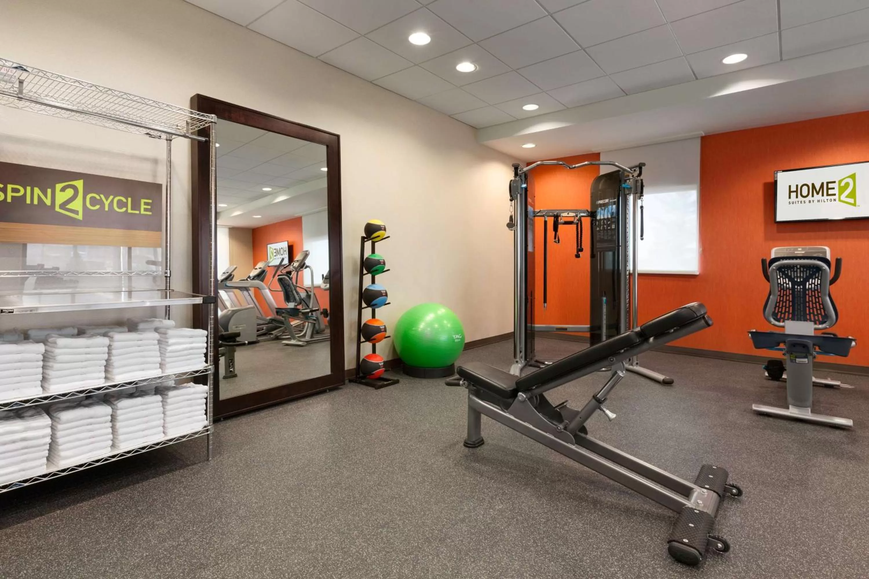 Fitness centre/facilities in Home2 Suites by Hilton Champaign/Urbana