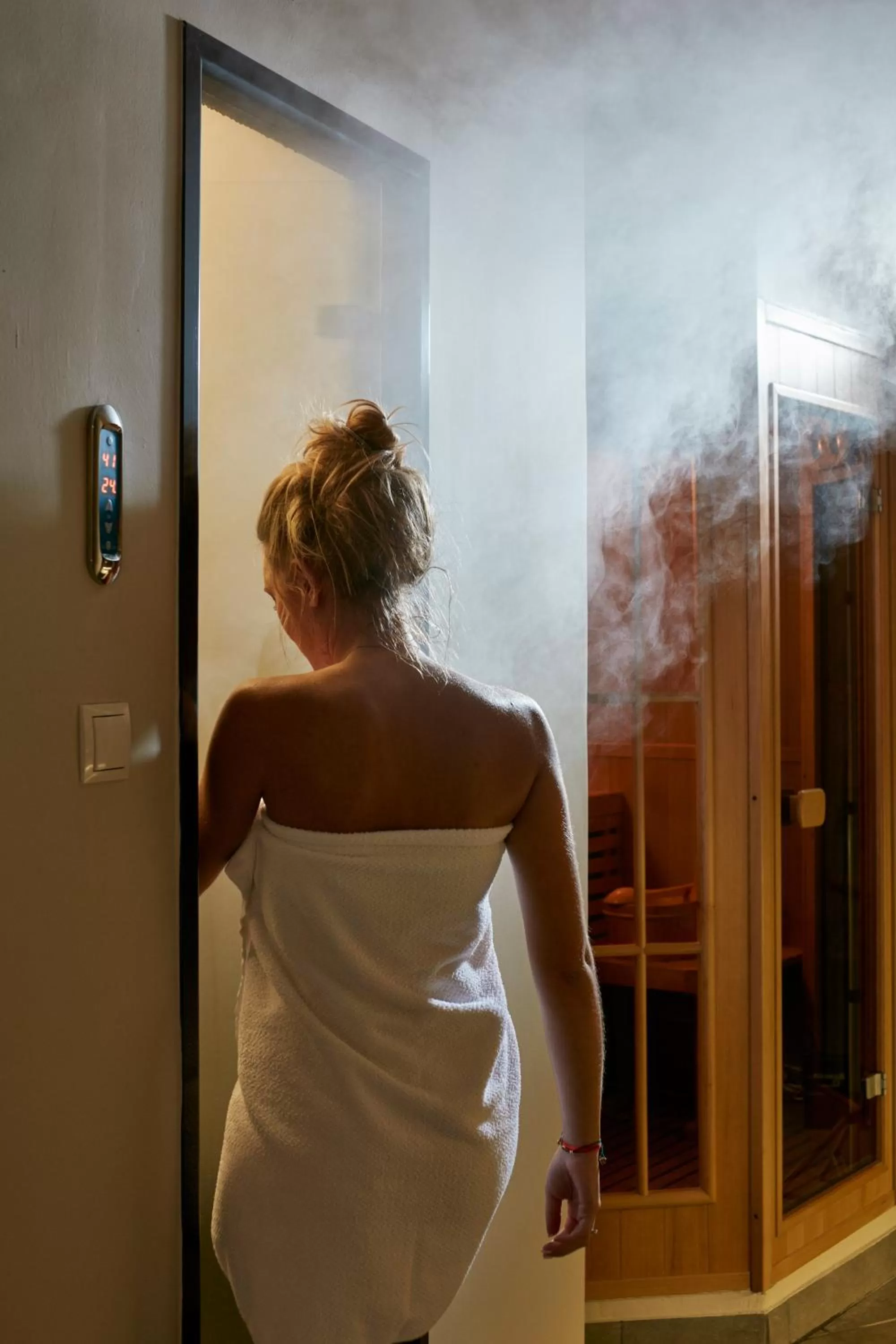 Steam room in Aar Hotel & Spa Ioannina