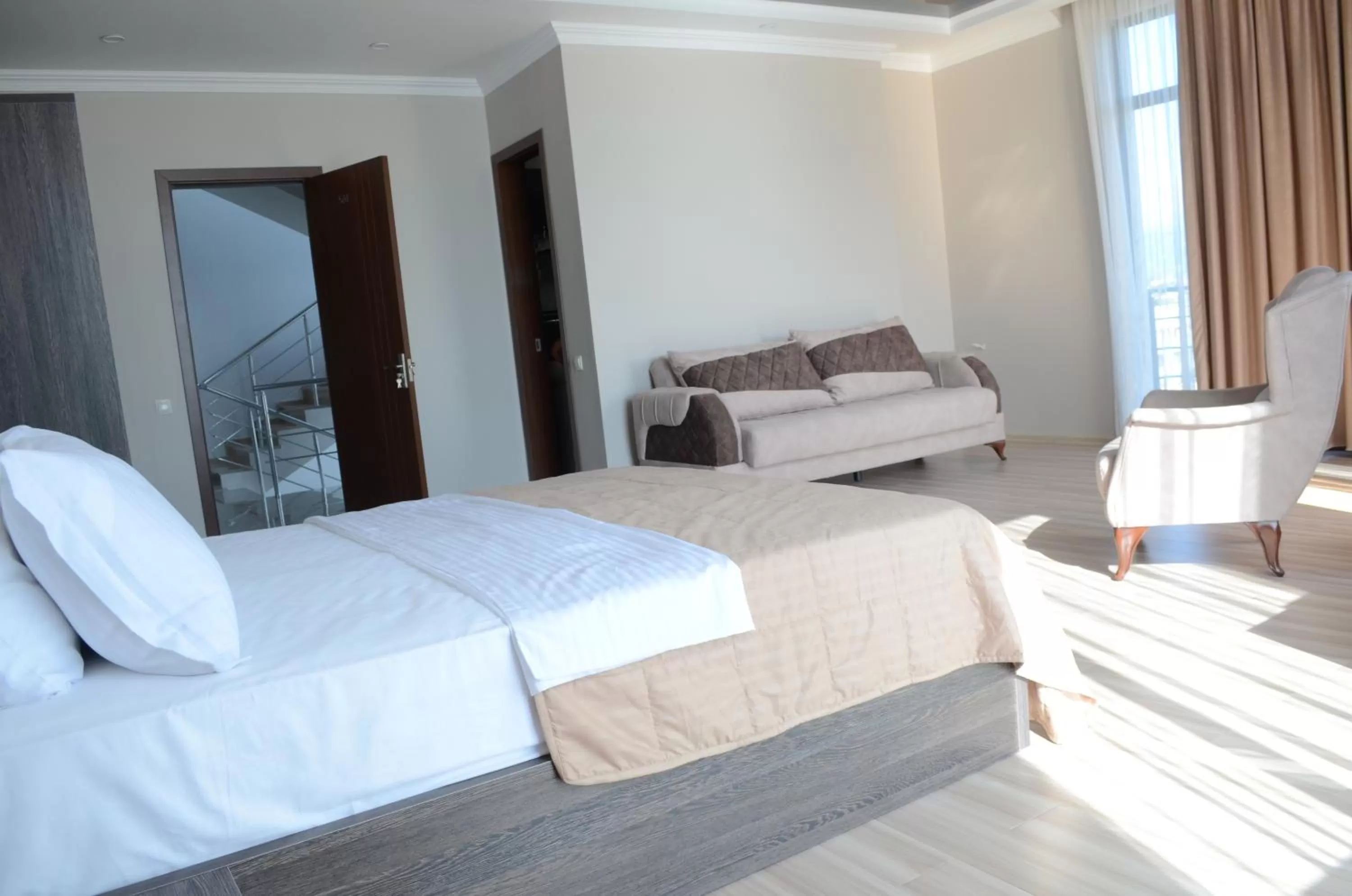 Bed in Hotel Skyline Batumi