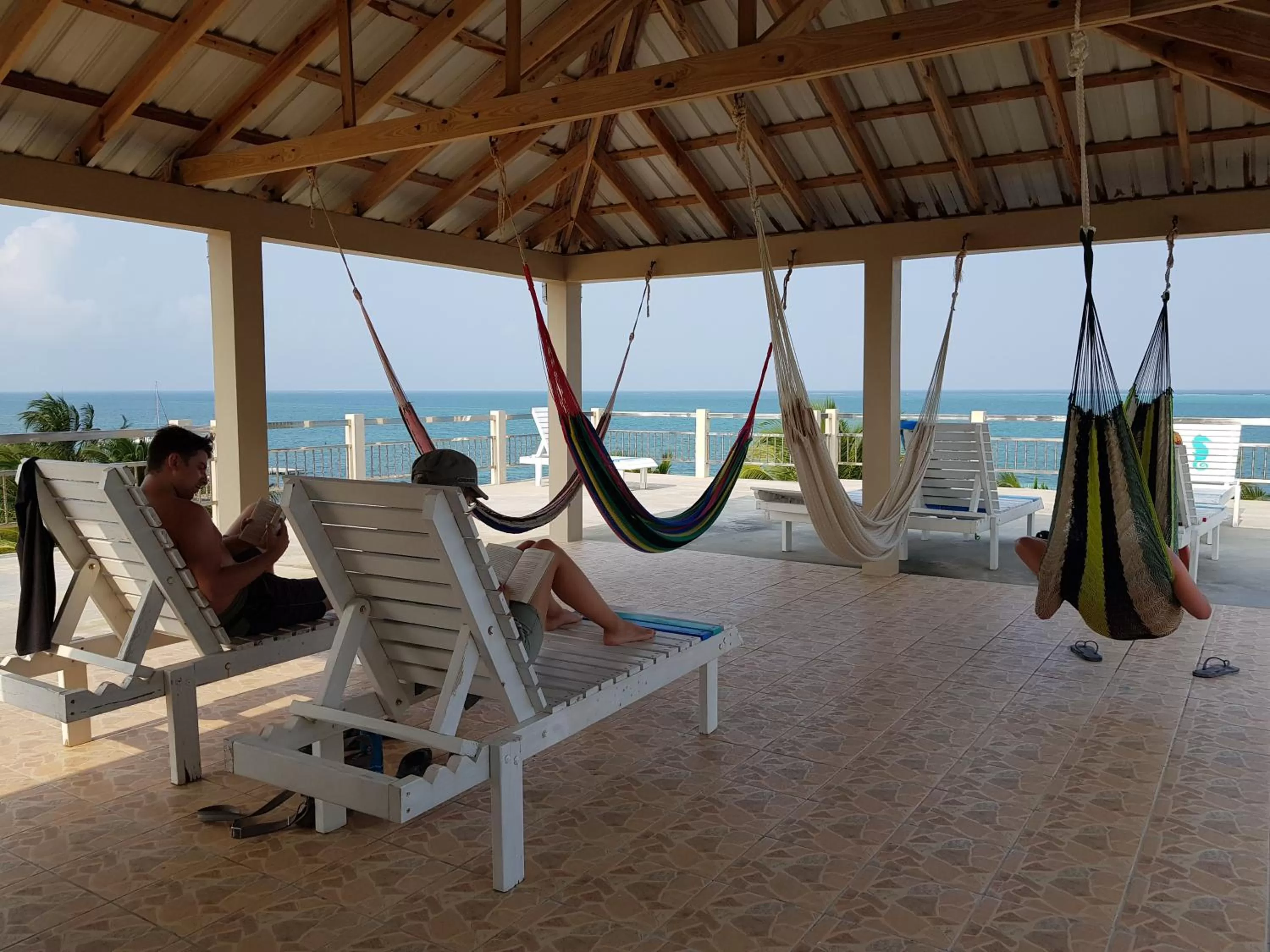 Balcony/Terrace in Caye Caulker Beach Hotel