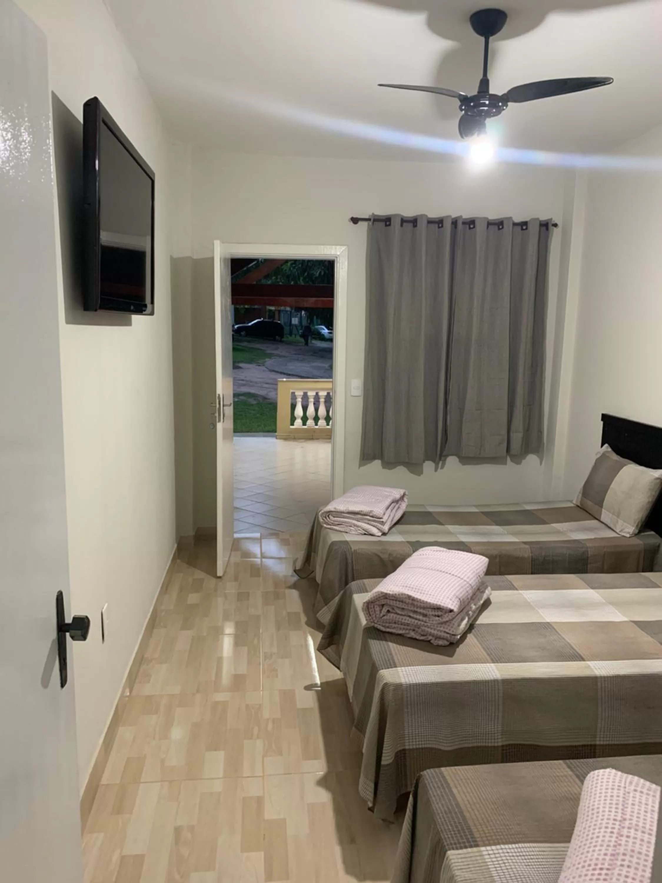 Bed in Pousada Ananda São Pedro