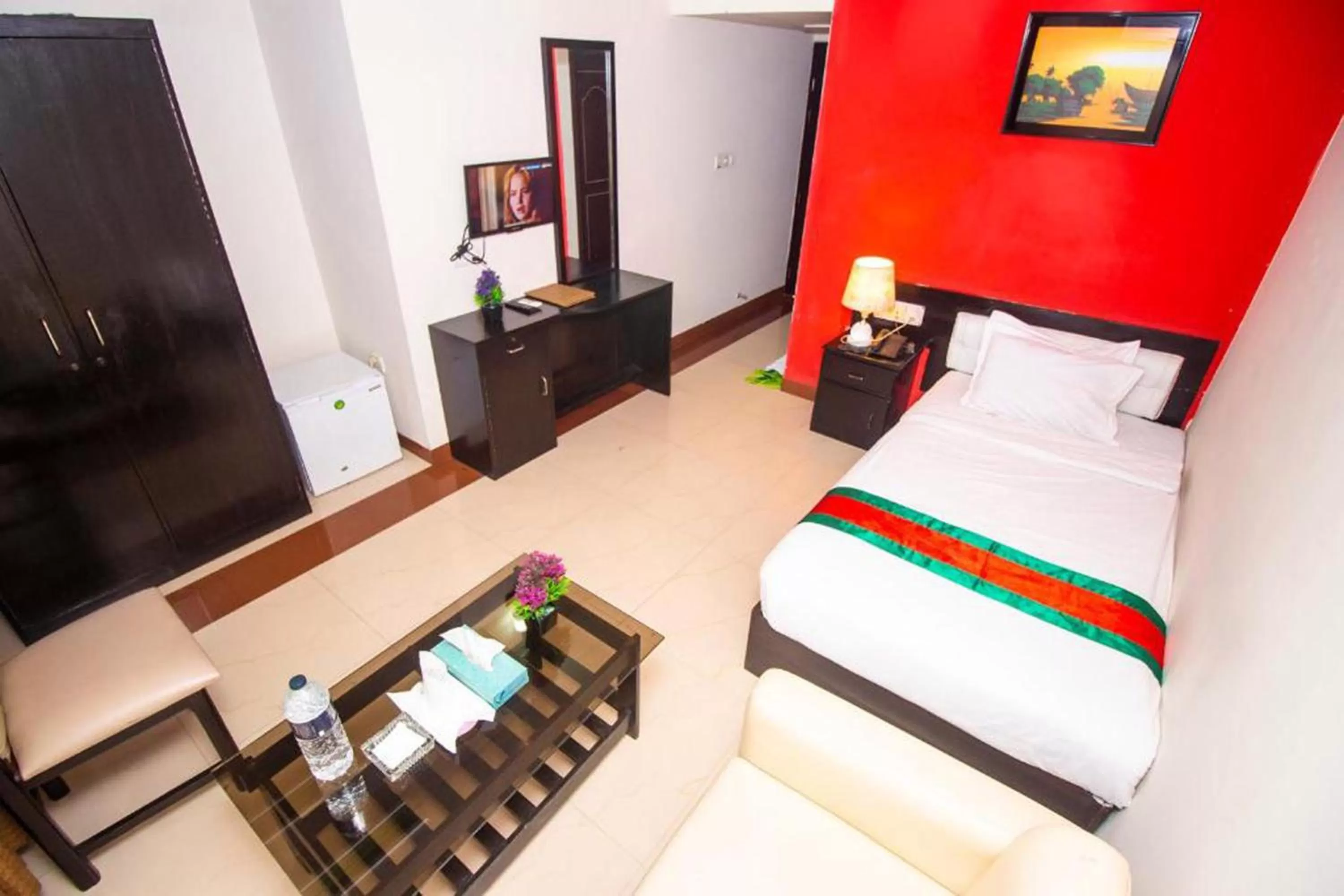Bed in Central Inn Dhaka City Centre