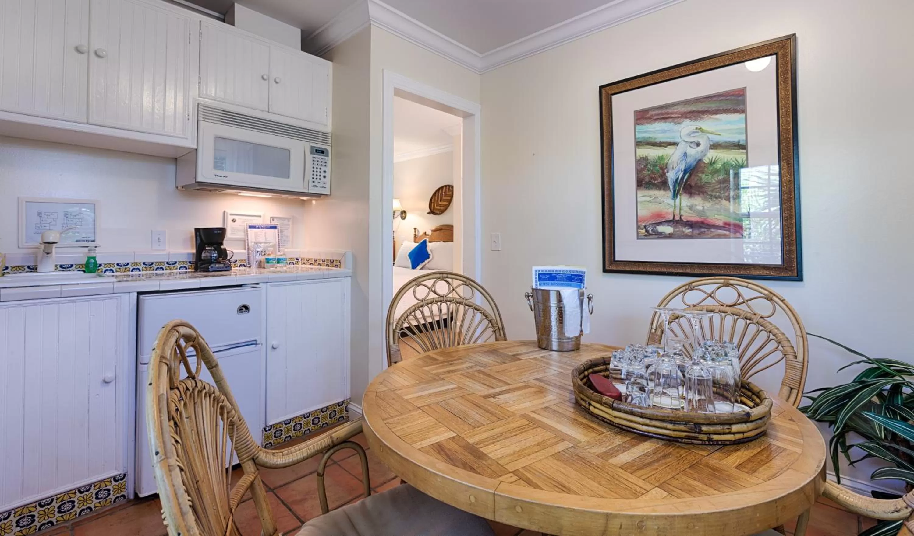 Kitchen or kitchenette in The Caribbean Court Boutique Hotel