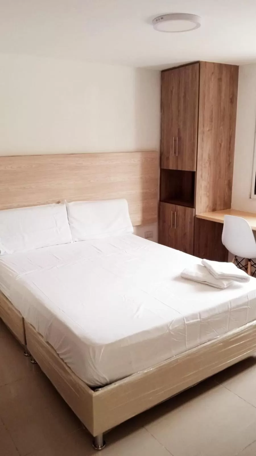 Bed in Aw Hotel Pasarela Real