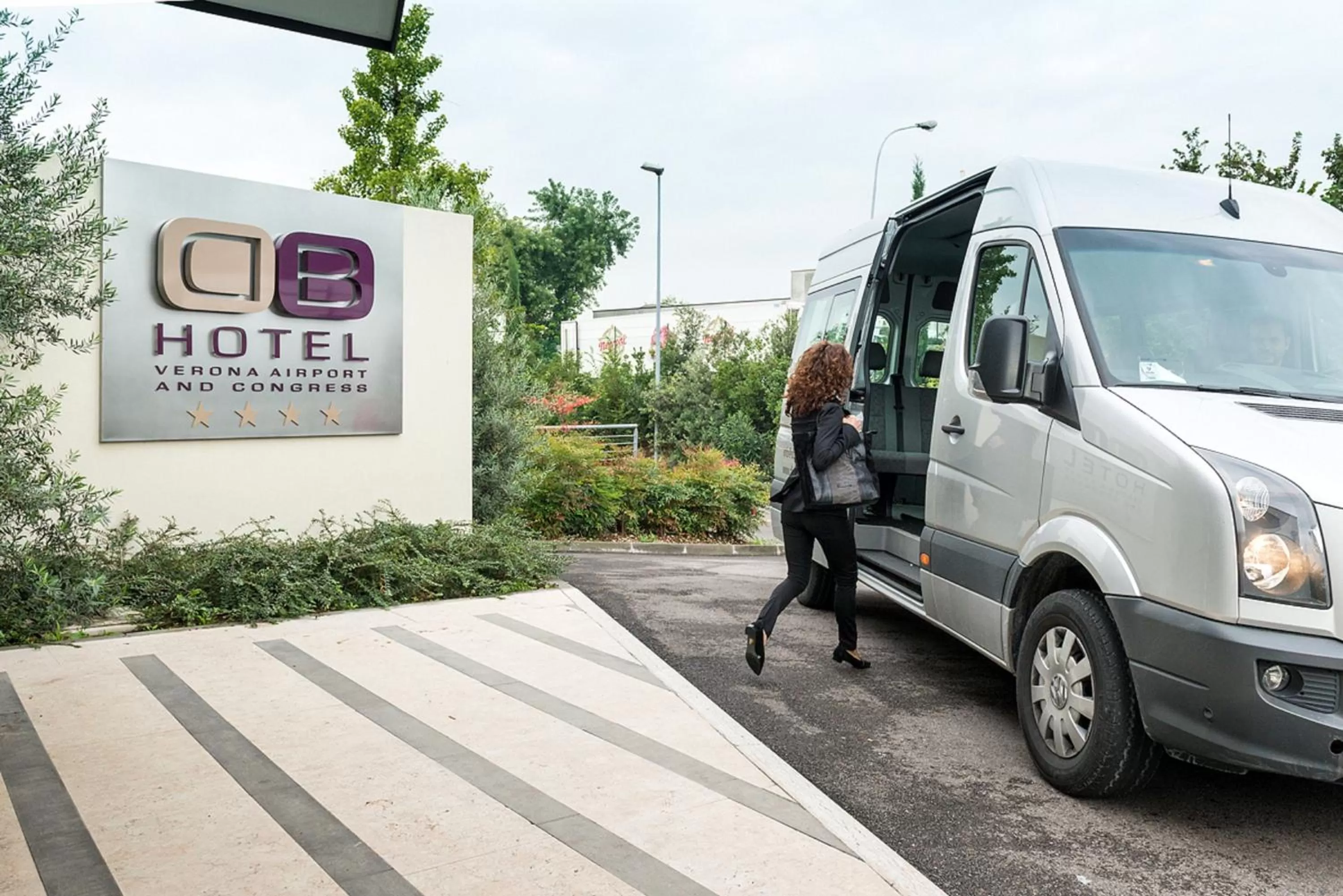 Facade/entrance in DB Hotel Verona Airport Congress & Spa