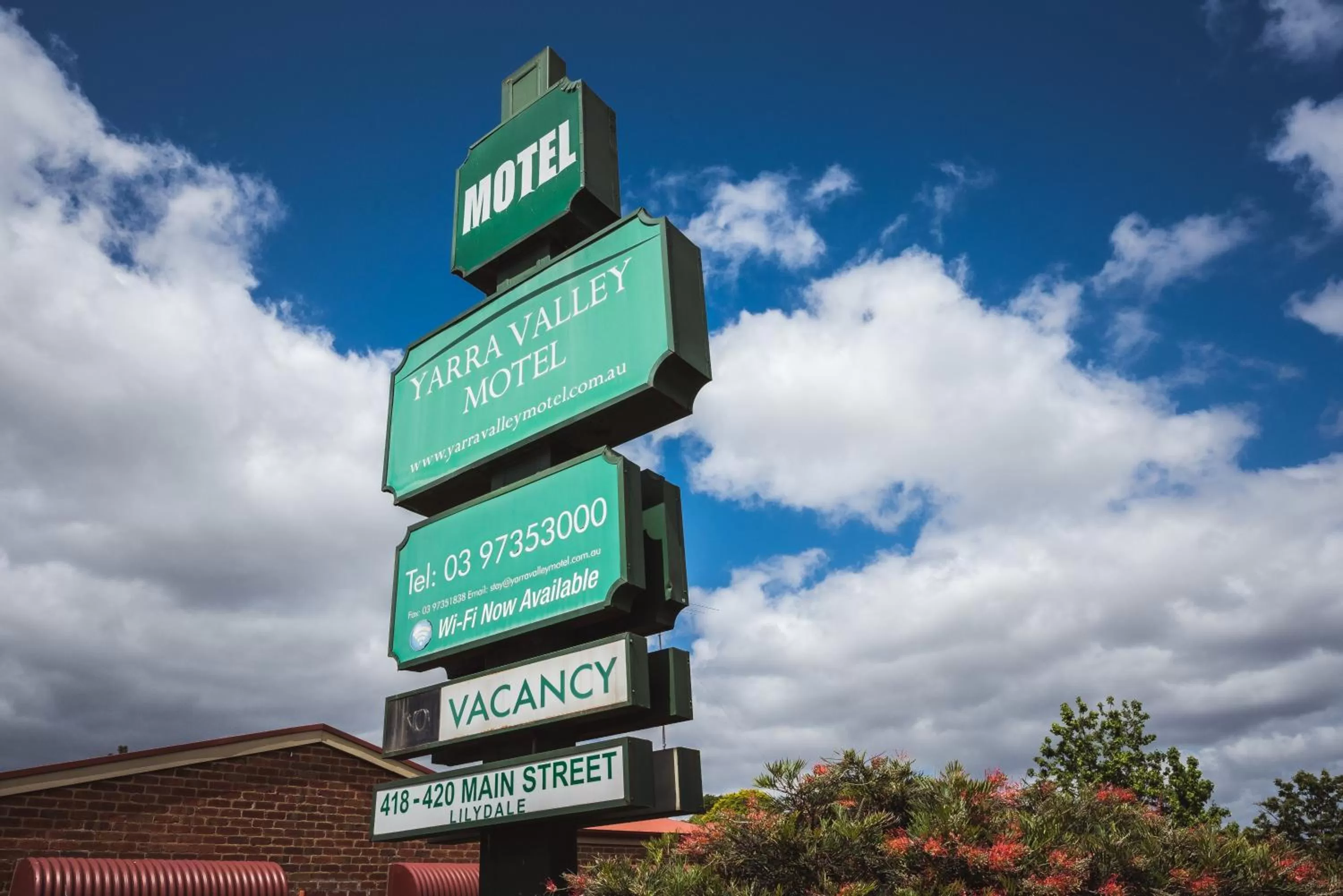 Property logo or sign in Yarra Valley Motel