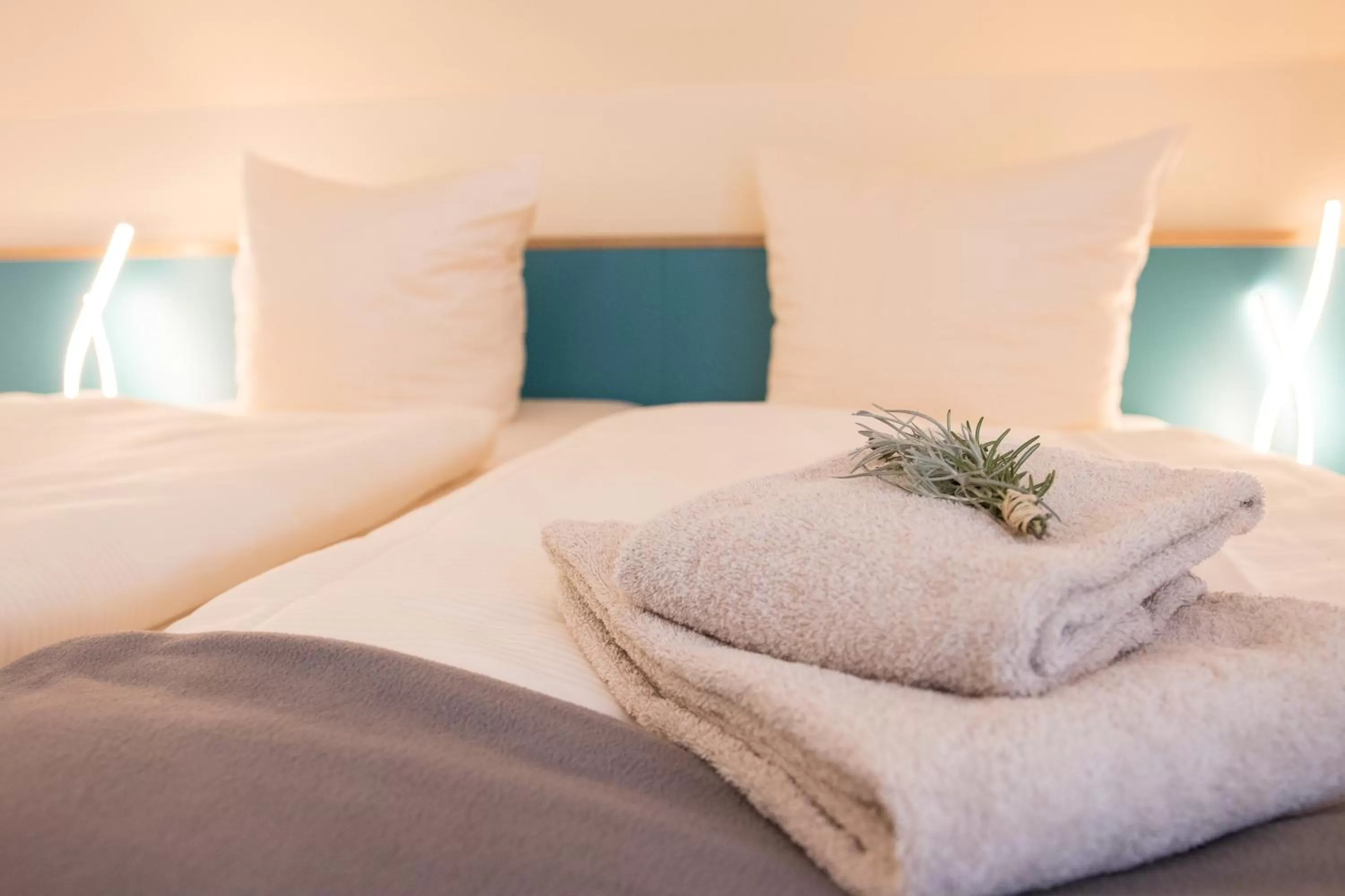 Bed in Pilgrims Inn Kreischa