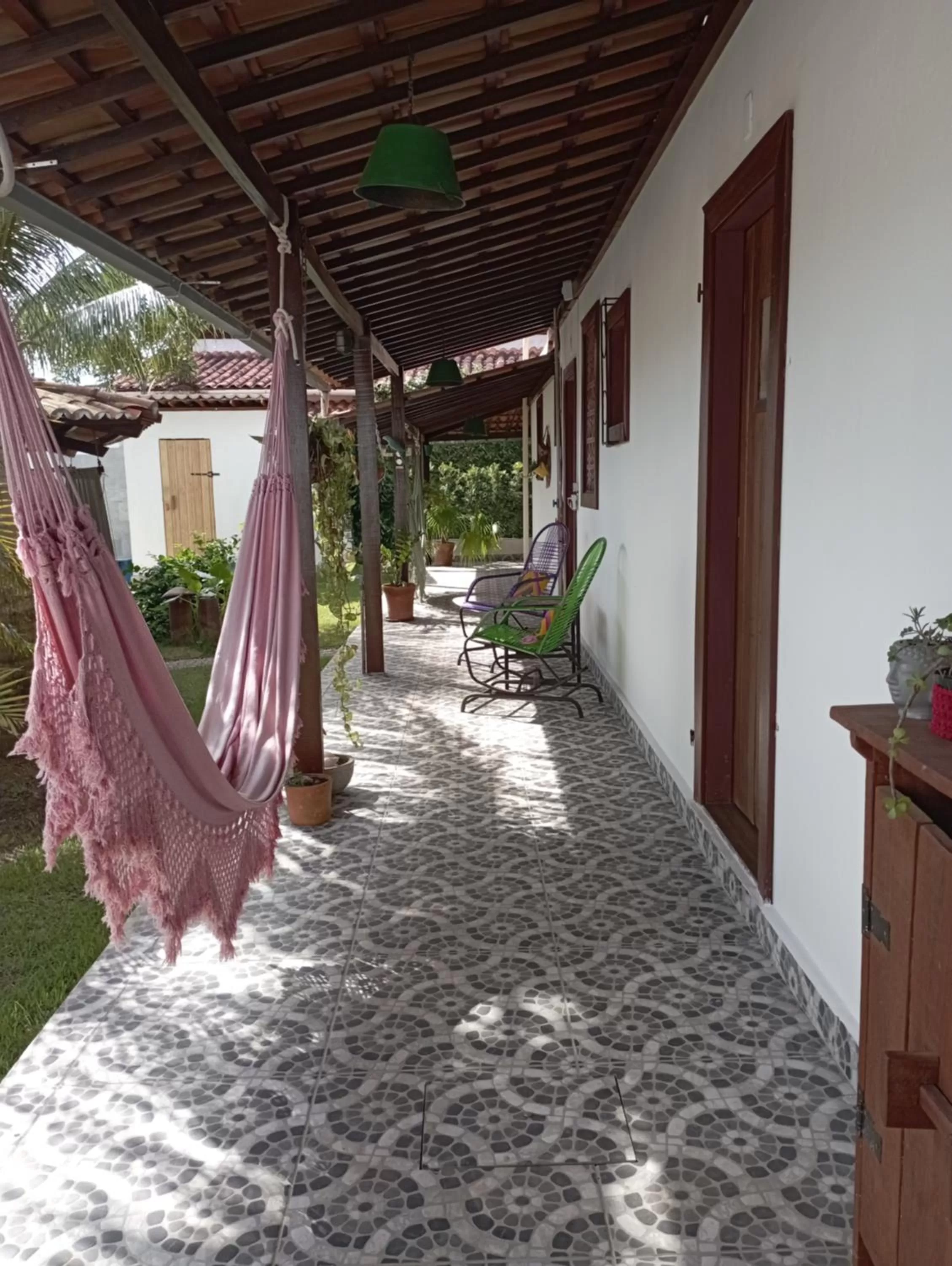 Patio in Pousada Casa Do Cocotier