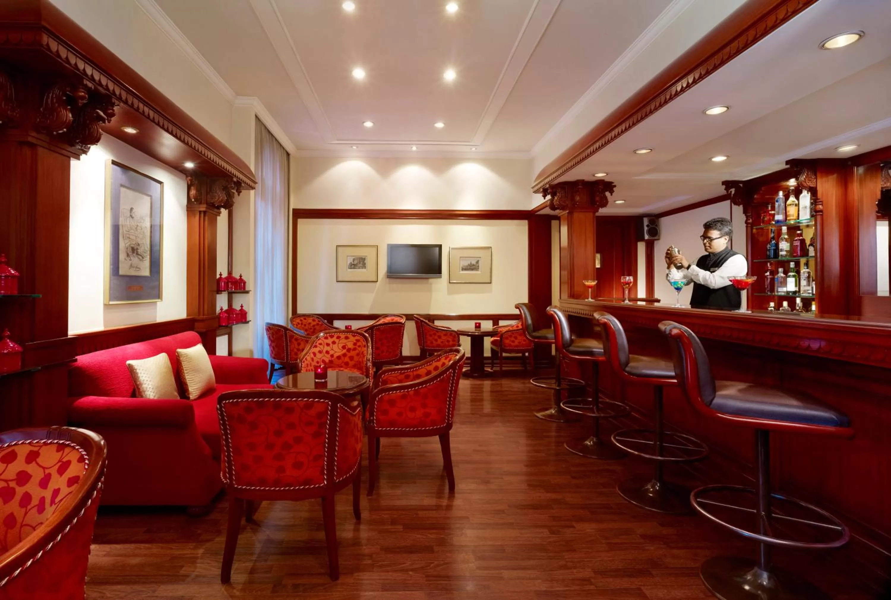 Lounge or bar in Taj Ganges Varanasi