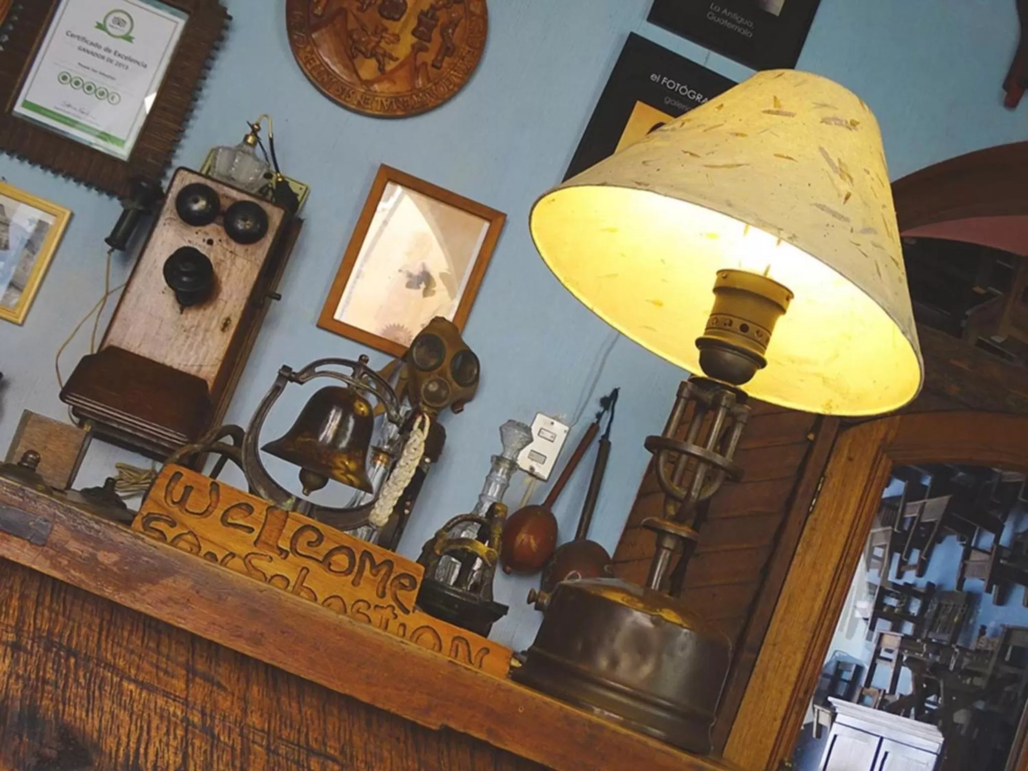 Lobby or reception in Posada San Sebastian