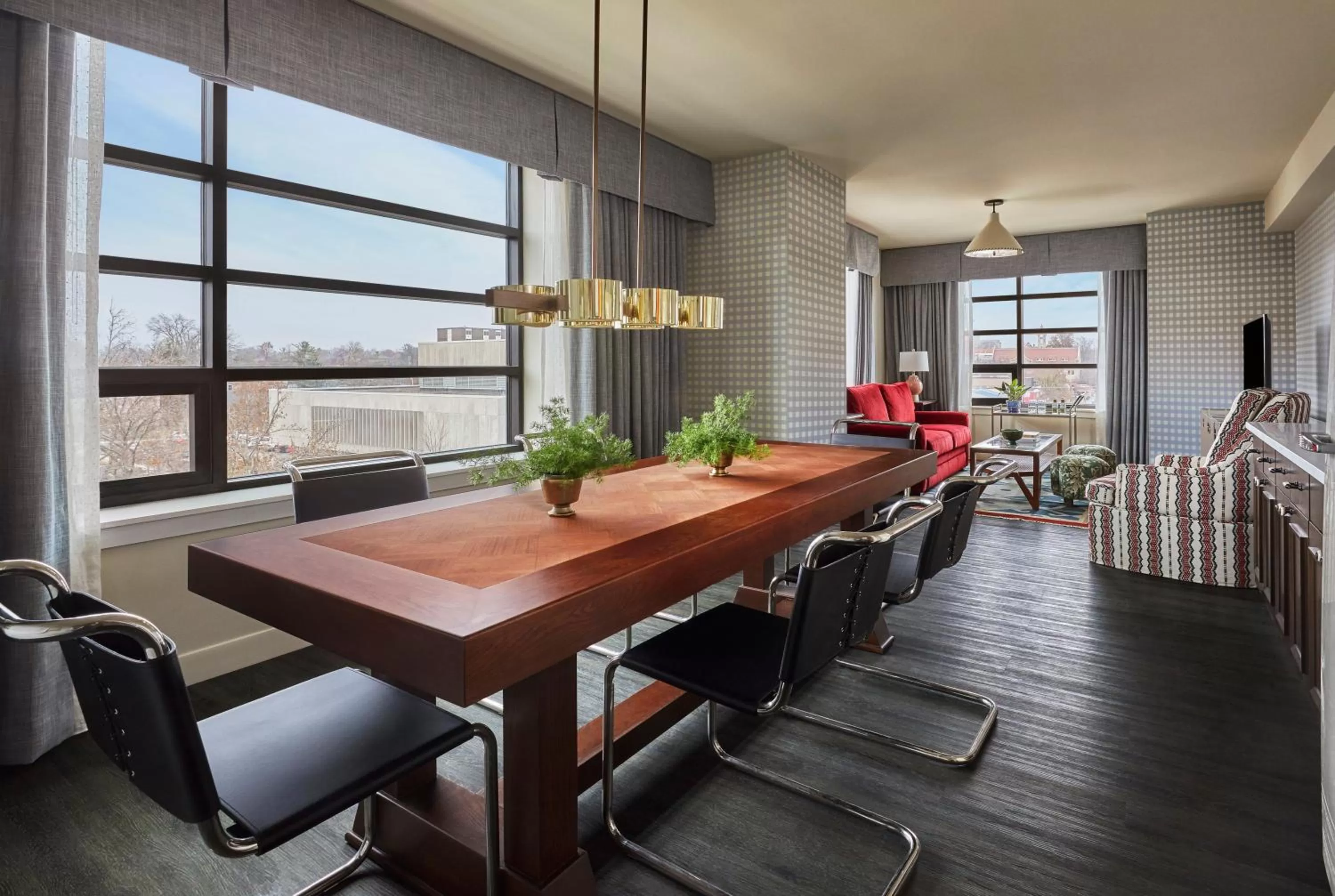 Dining King Suite in Graduate by Hilton Bloomington