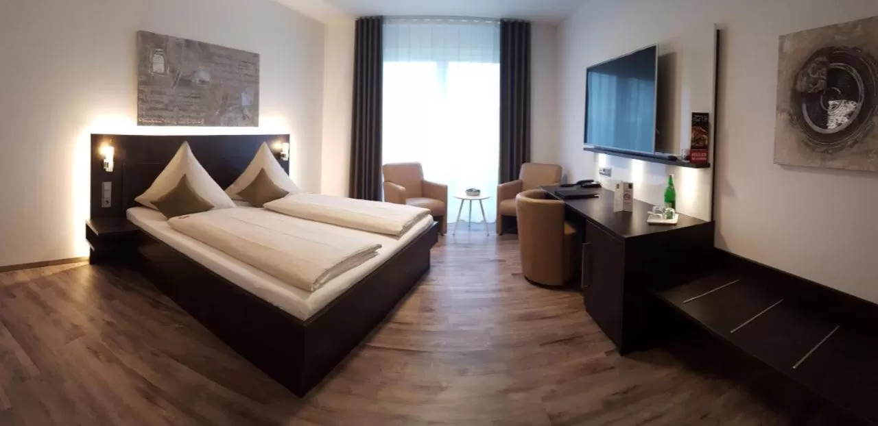 Photo of the whole room, Bed in Campushotel